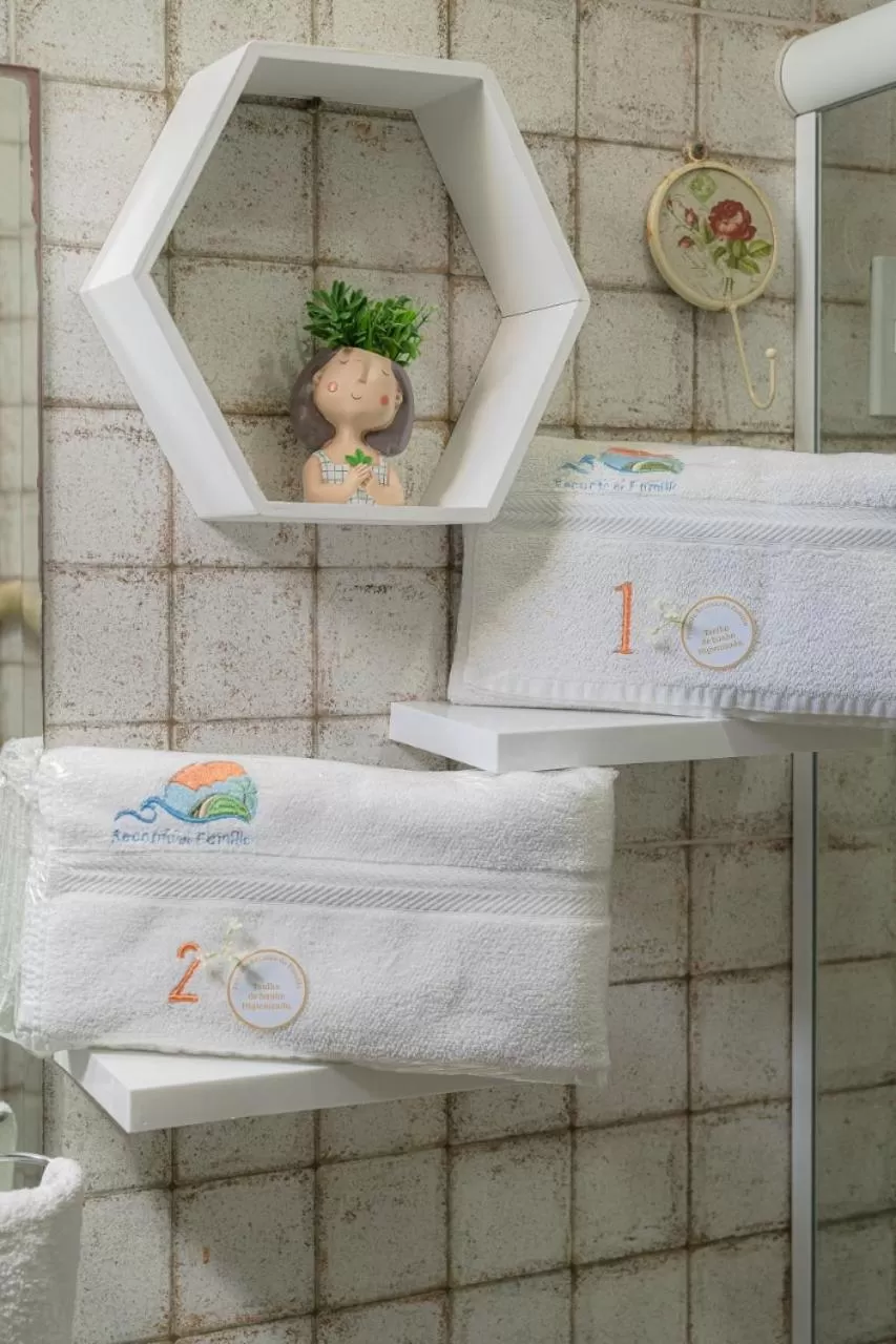 Bathroom, Property Logo/Sign in Pousada Recanto da Família