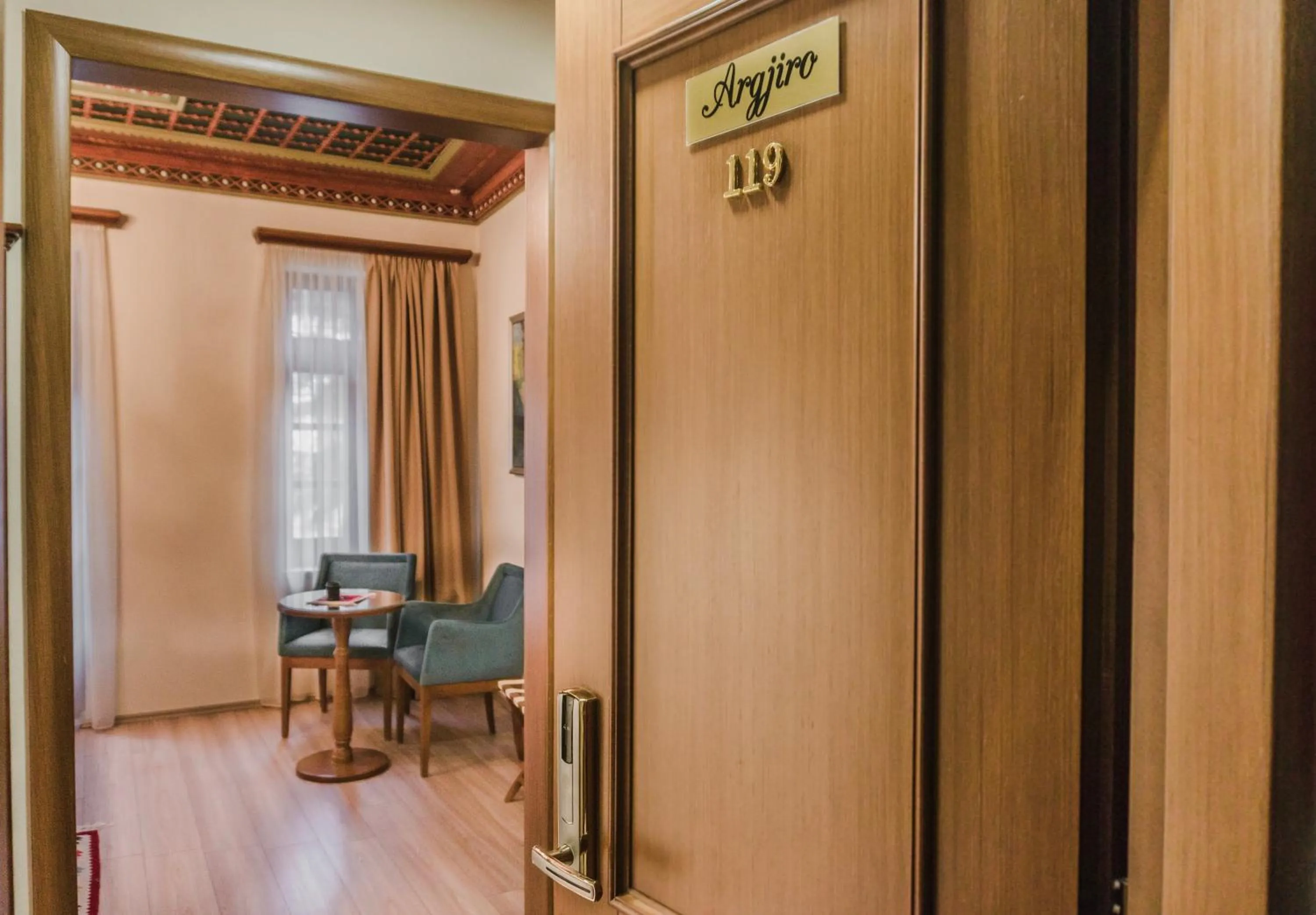 Decorative detail in Hotel Argjiro