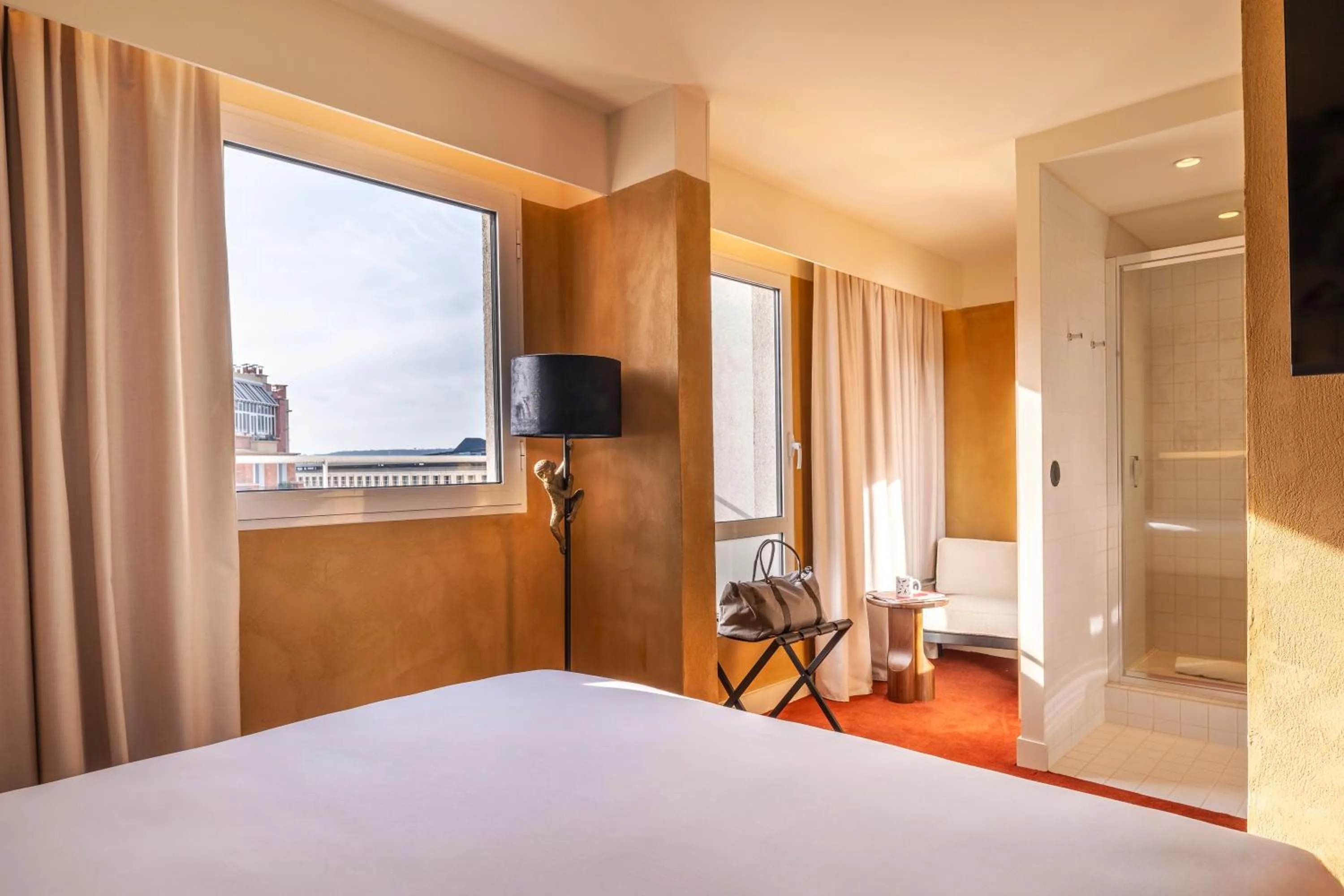 Photo of the whole room, Bed in Kopster Hotel Paris Porte de Versailles