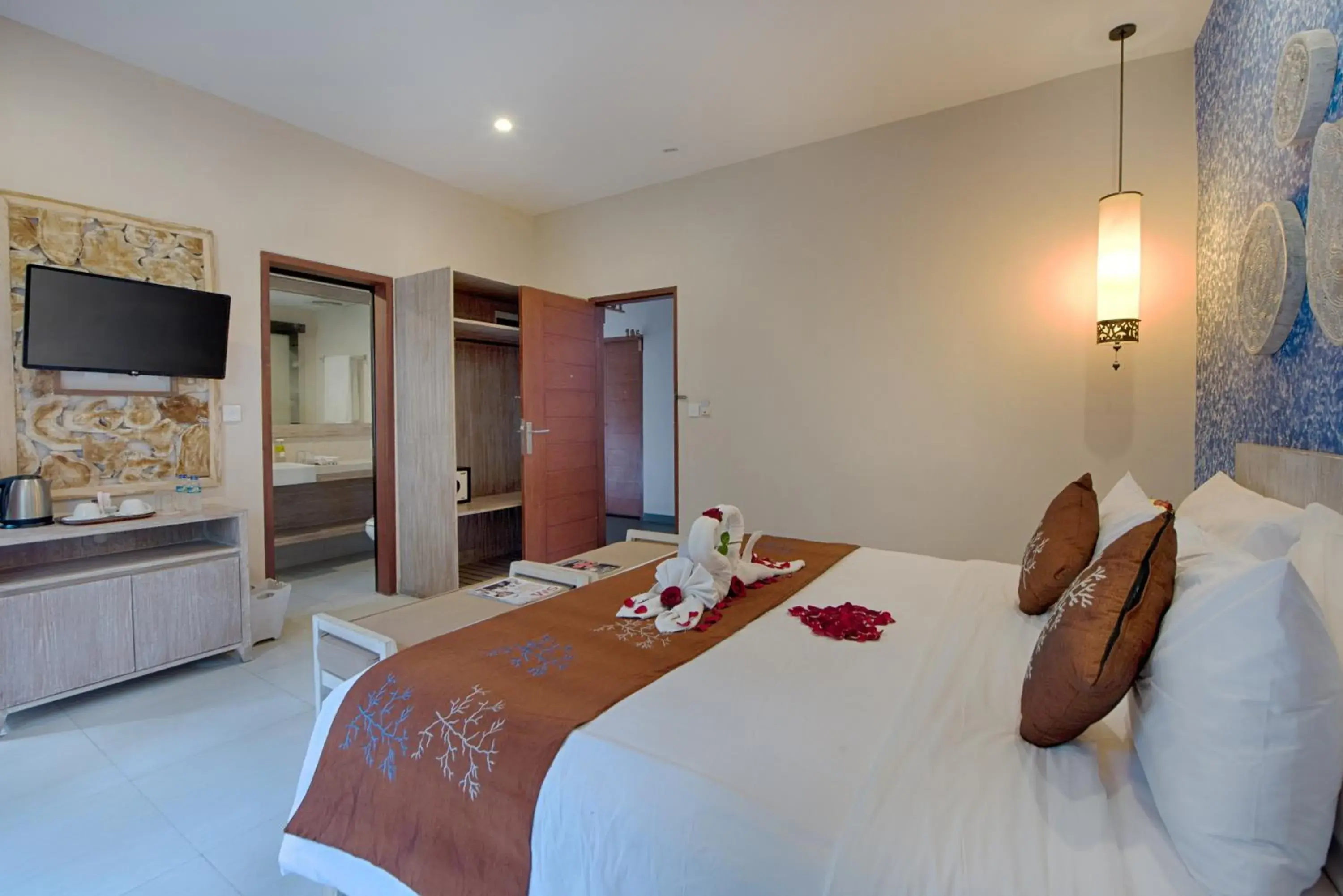 Deluxe Double or Twin Room in Natya Hotel Gili Trawangan Deluxe Double or Twin Room in Natya Hotel Gili Trawangan
