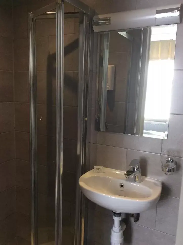 Shower, Bathroom in Central Hotel