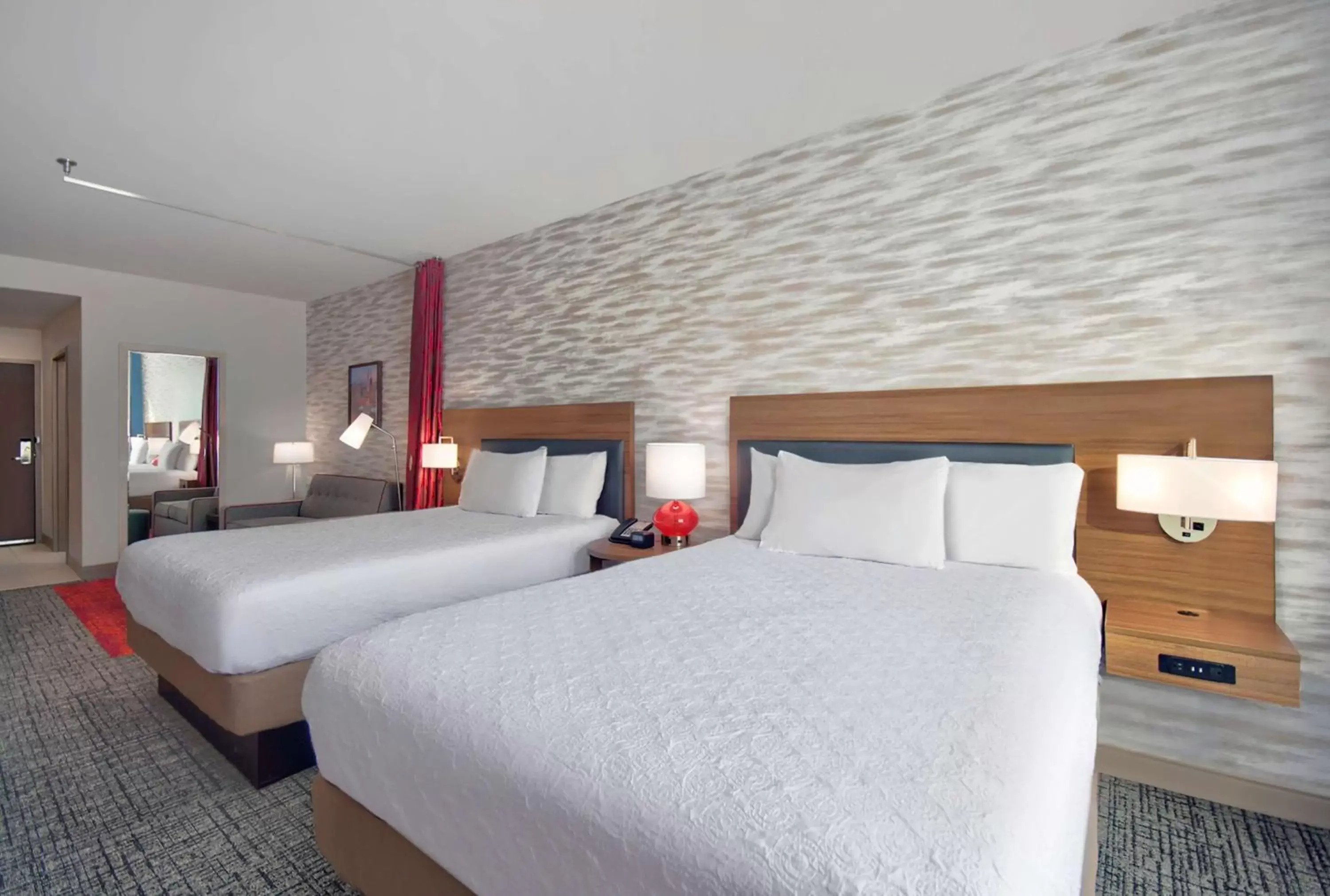 Queen Studio with Two Queen Beds in Home2 Suites By Hilton Whitestown - Indianapolis Northwest Queen Studio with Two Queen Beds in Home2 Suites By Hilton Whitestown - Indianapolis Northwest