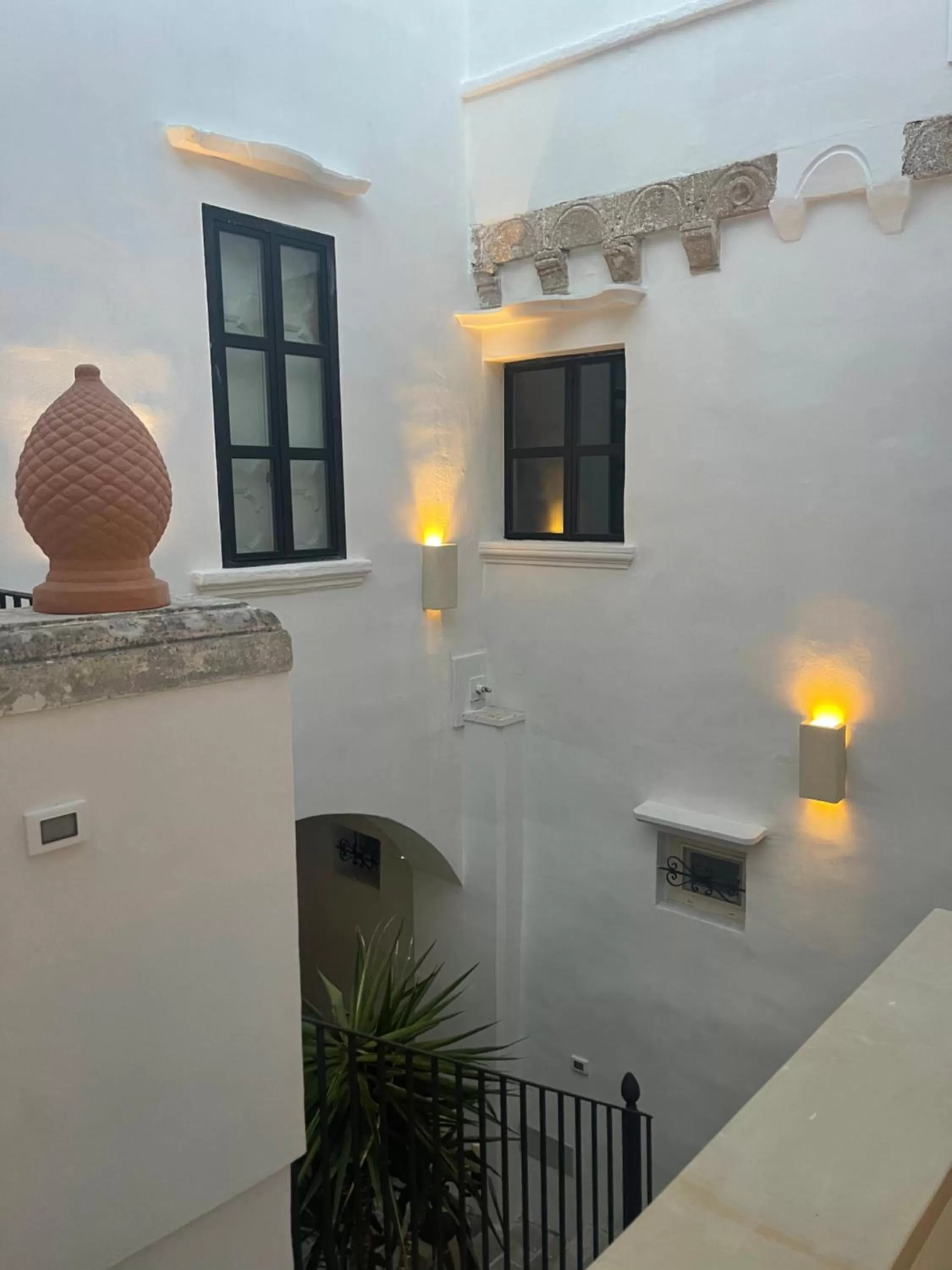 Inner courtyard view in Palazzo NUR