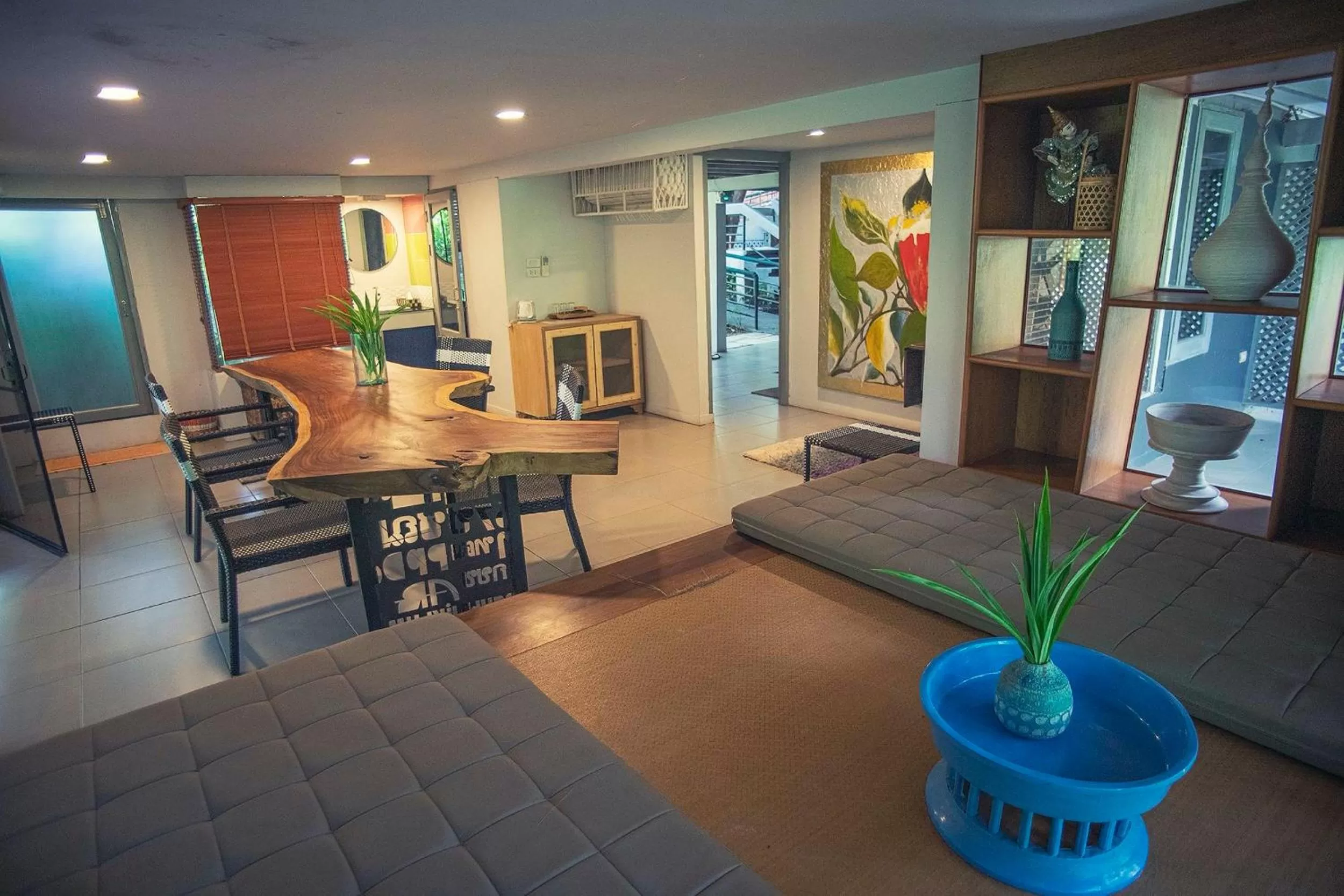 Living room in Baan Suan Residence เฮือนพักบ้านสวน