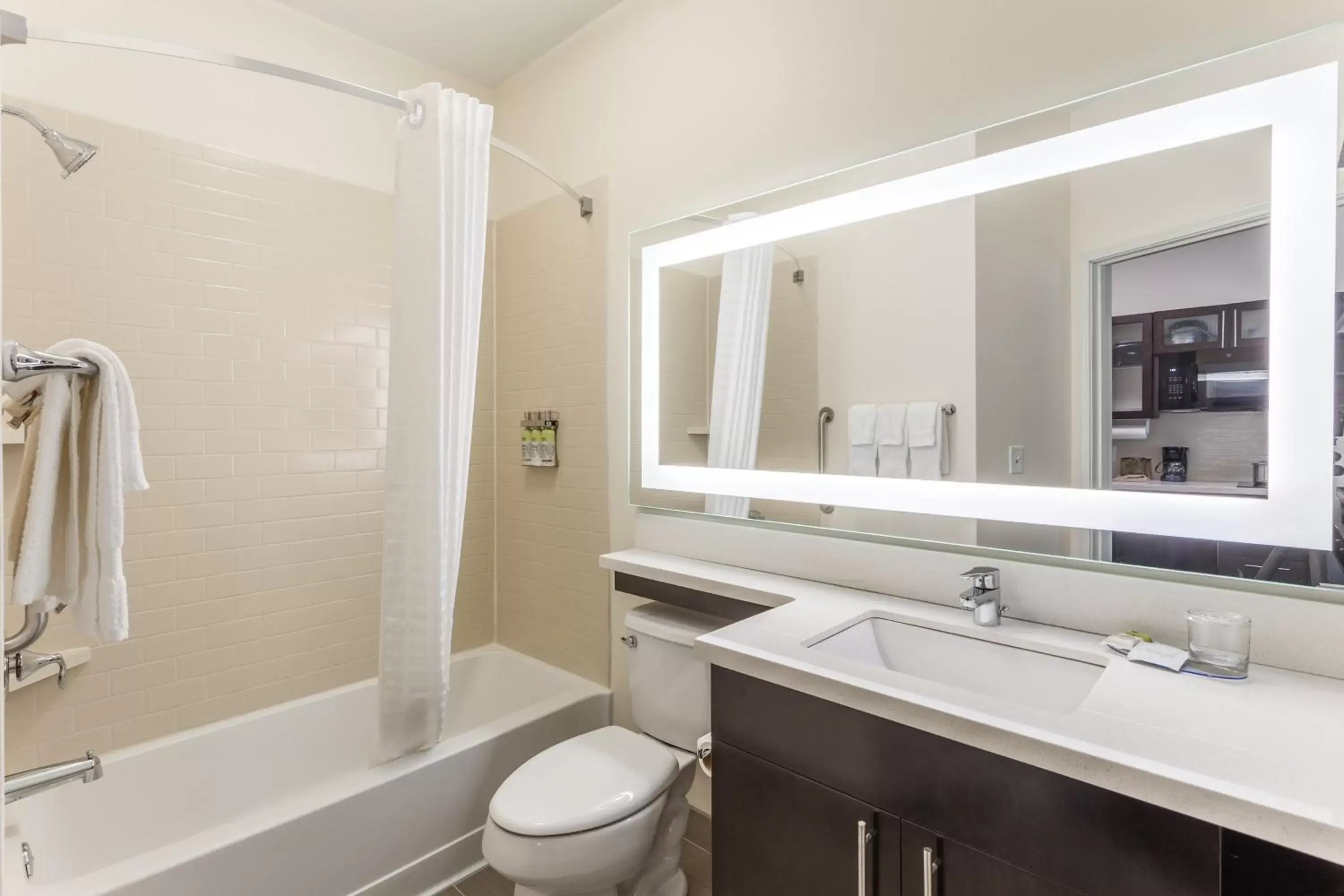 Bathroom in Candlewood Suites - Davenport, an IHG Hotel