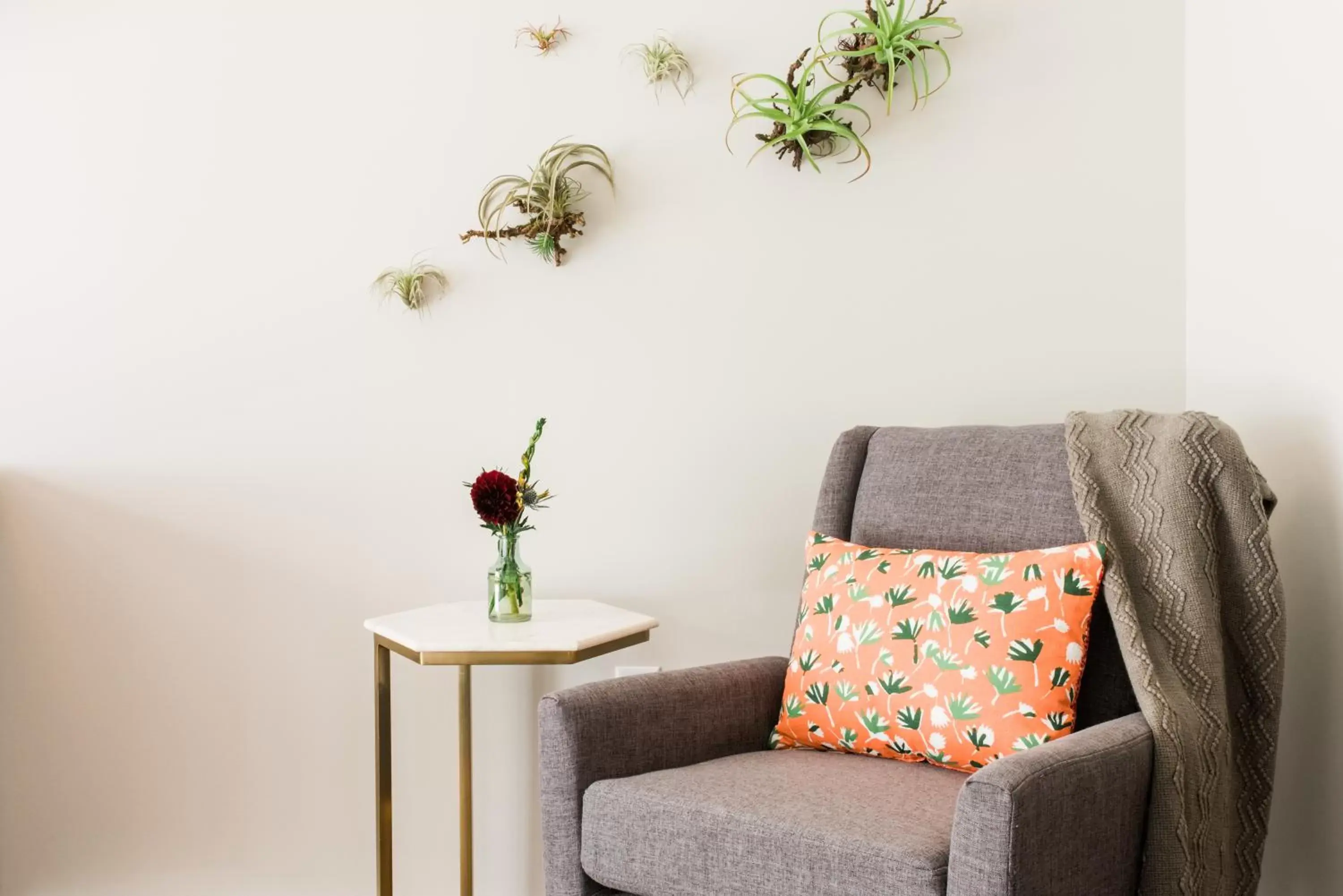 Decorative detail, Seating Area in Olea Hotel