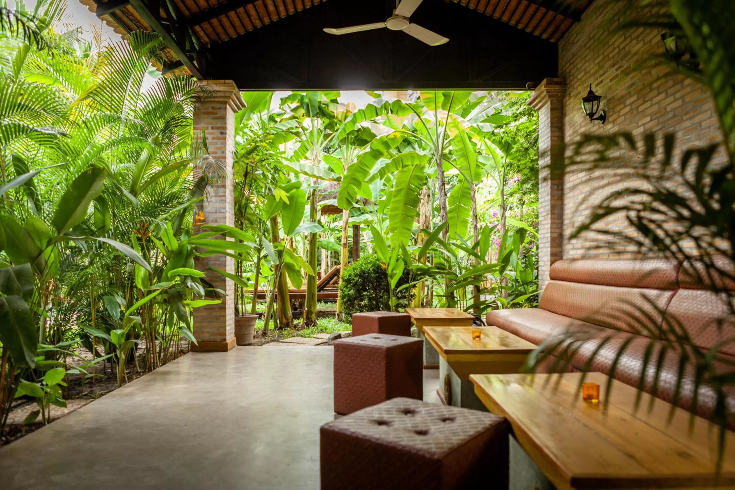 Garden in Authentic Khmer Village Resort