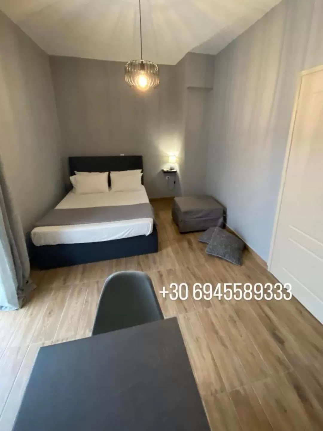 Bed in SPN.SPIROS APARTMENTS PREVEZA