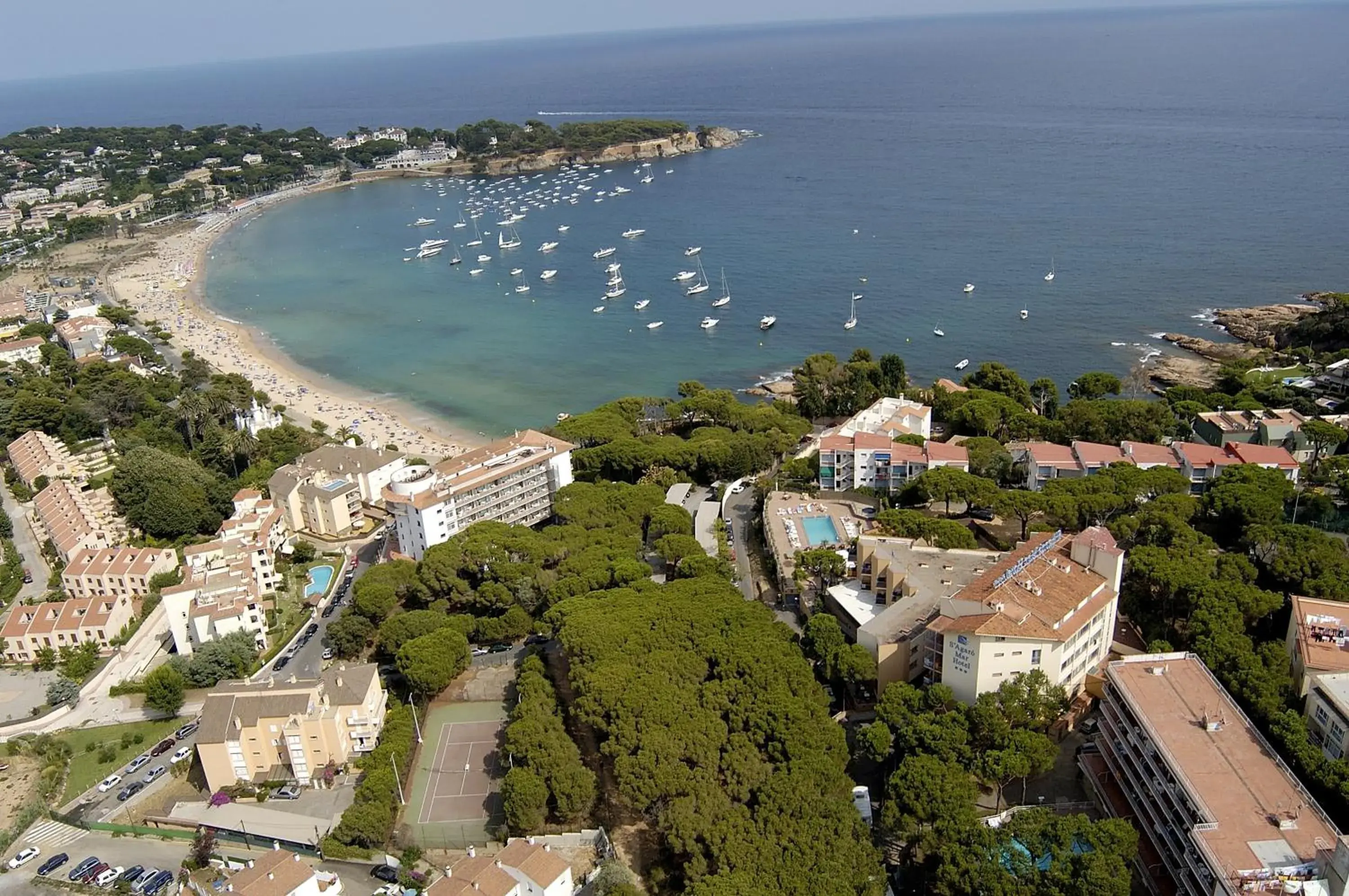 Bird's eye view in GHT S'Agaró Mar Hotel Bird's eye view in GHT S'Agaró Mar Hotel