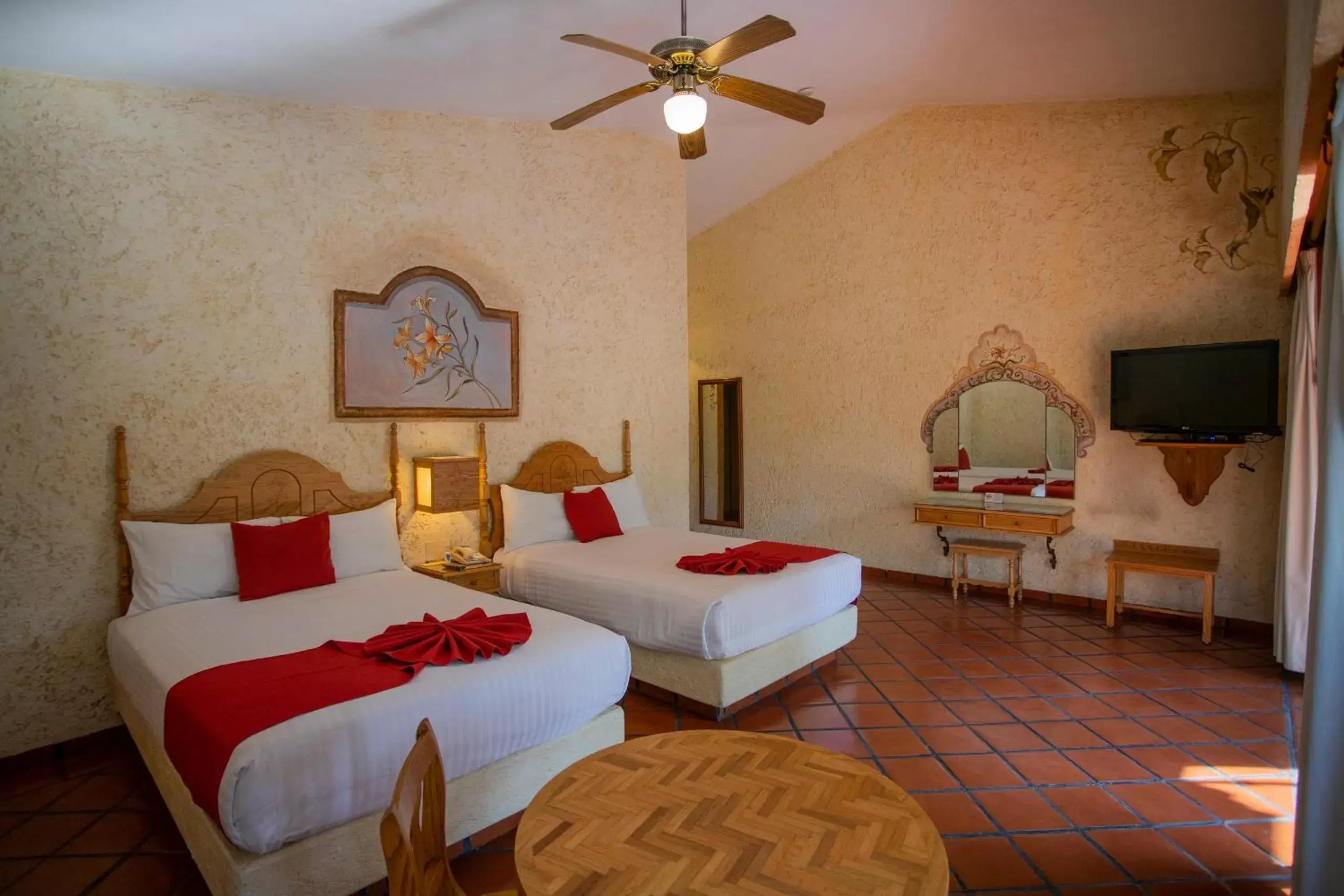 Bedroom, Bed in Hosteria Las Quintas Hotel & Spa