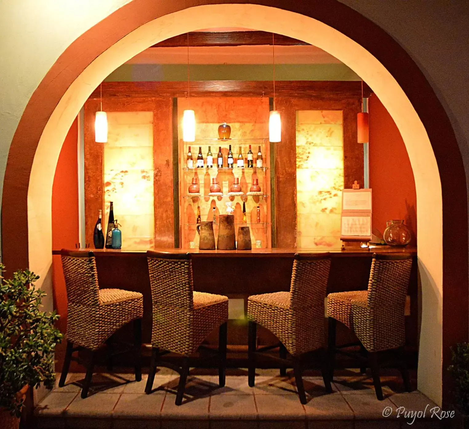 Dining area, Lounge/Bar in La Casa del Naranjo Hotel Boutique