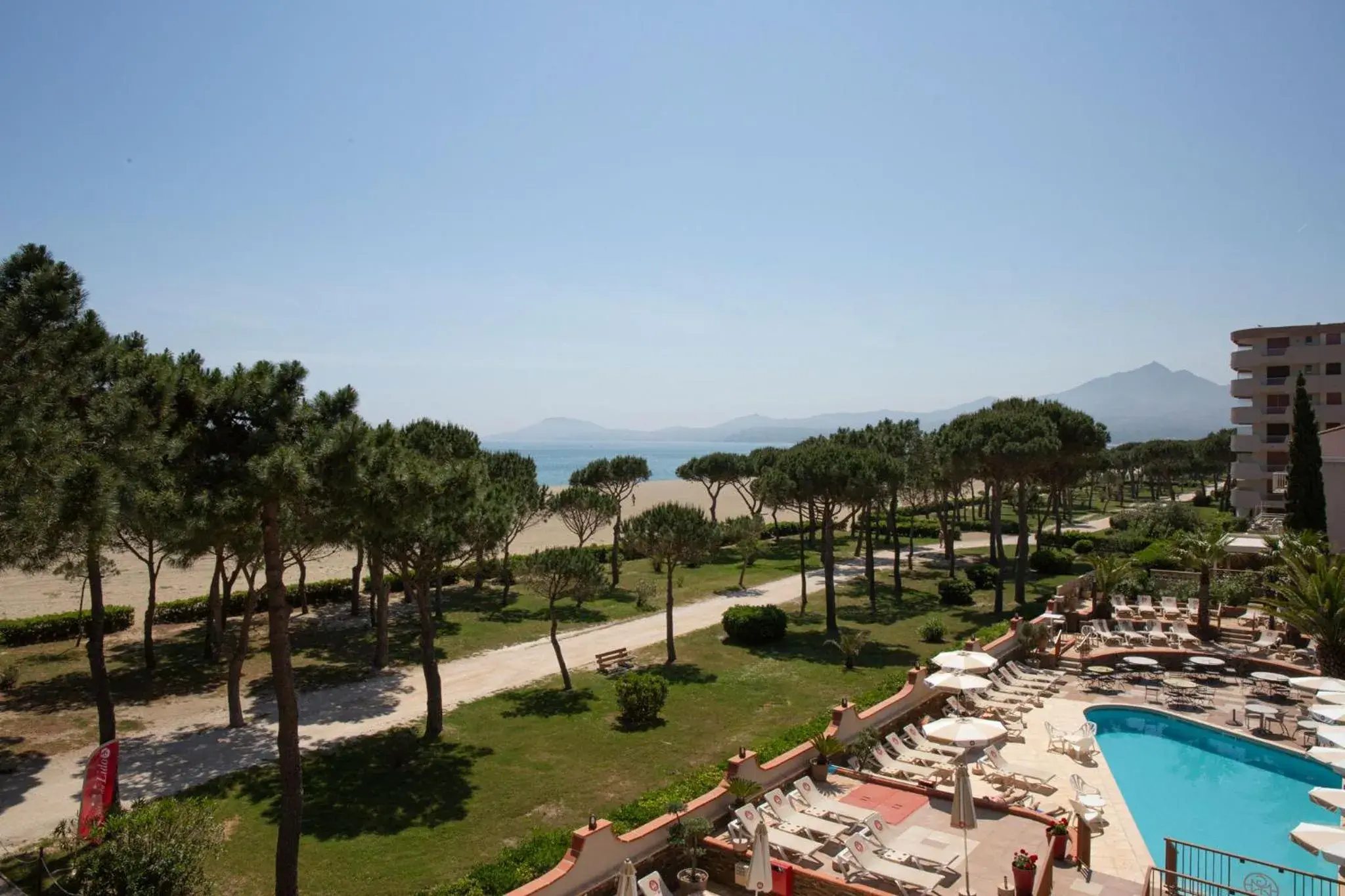 View (from property/room), Pool View in Grand Hôtel Du Lido