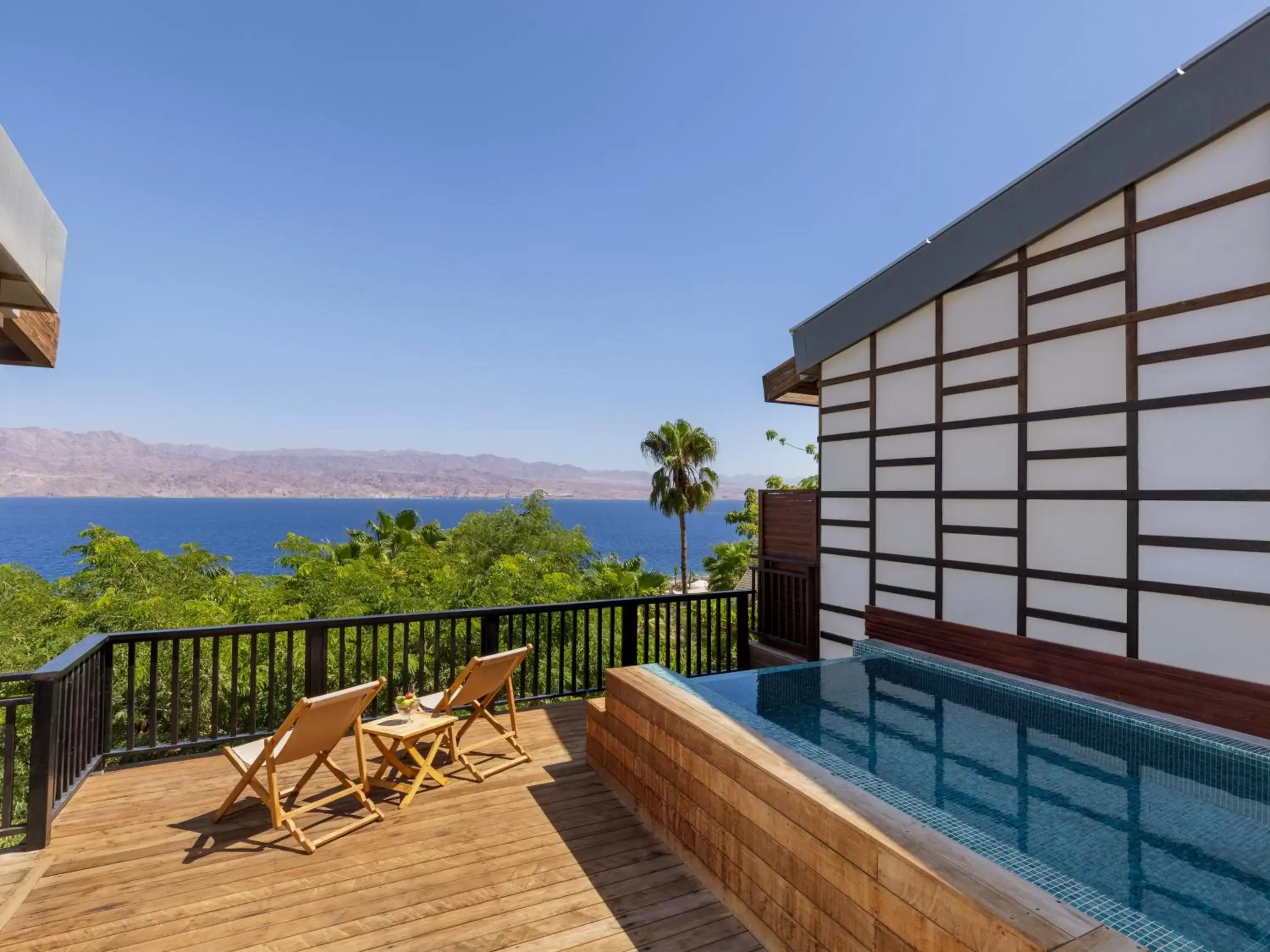 Natural landscape, Swimming Pool in Herbert Samuel Royal Shangri-La Eilat