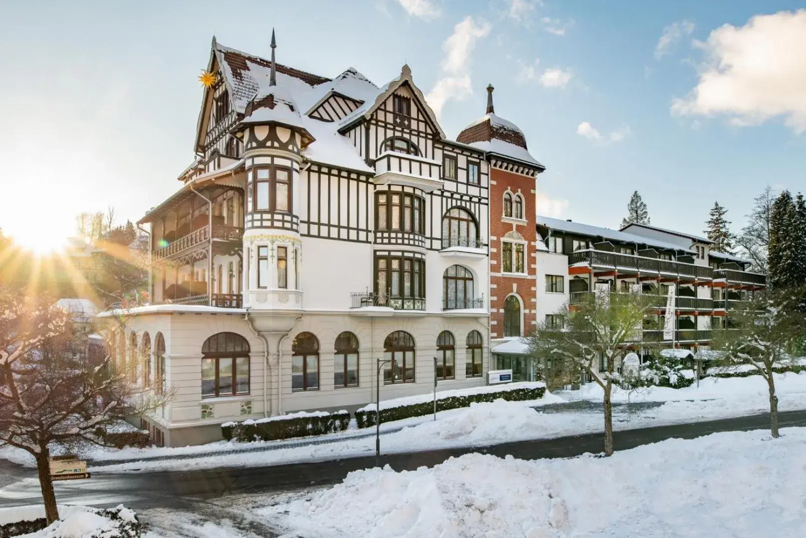 Property building, Winter in Göbel´s Vital Hotel Bad Sachsa