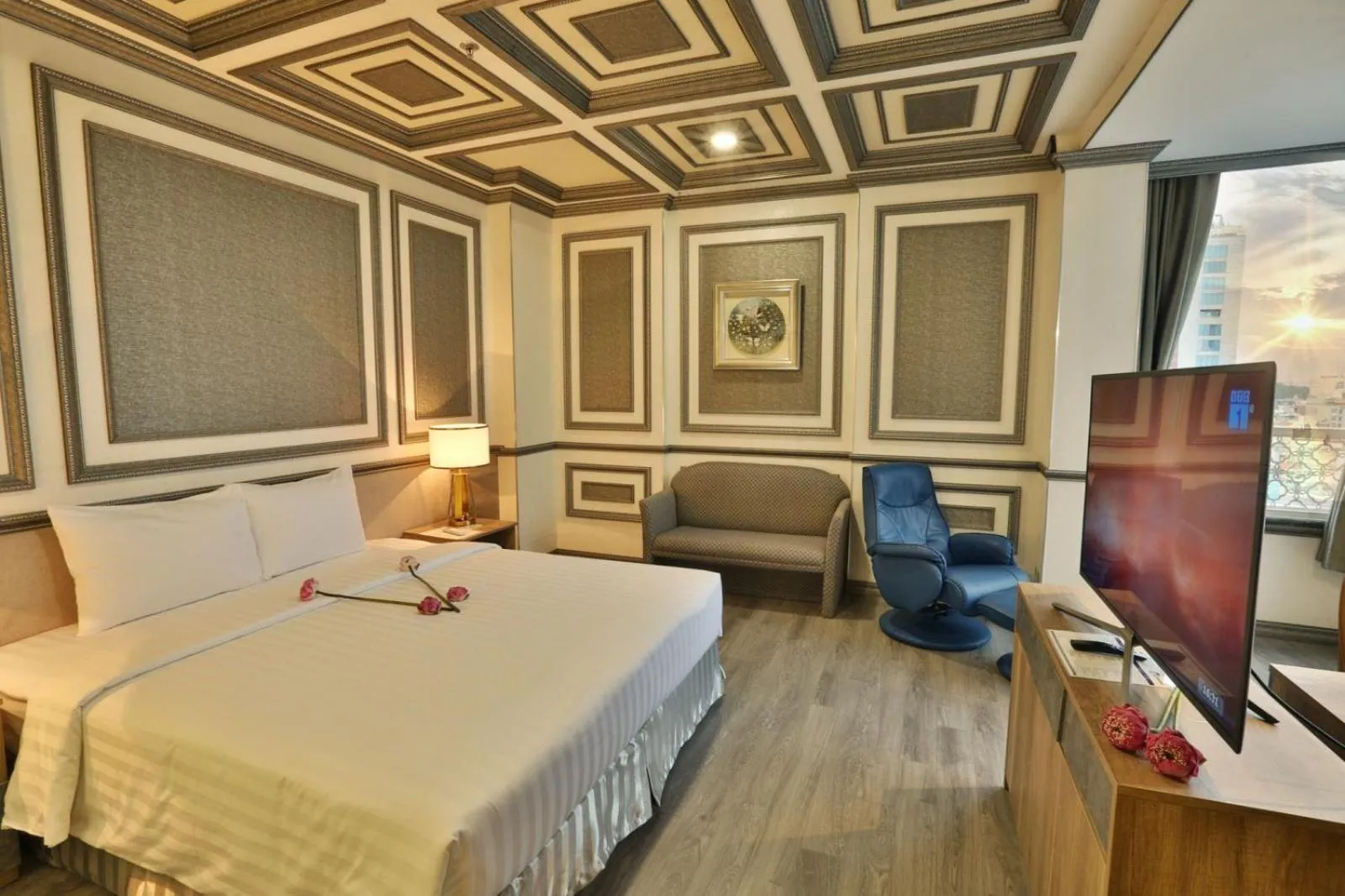 Bedroom, Bed in Lotus Saigon Hotel