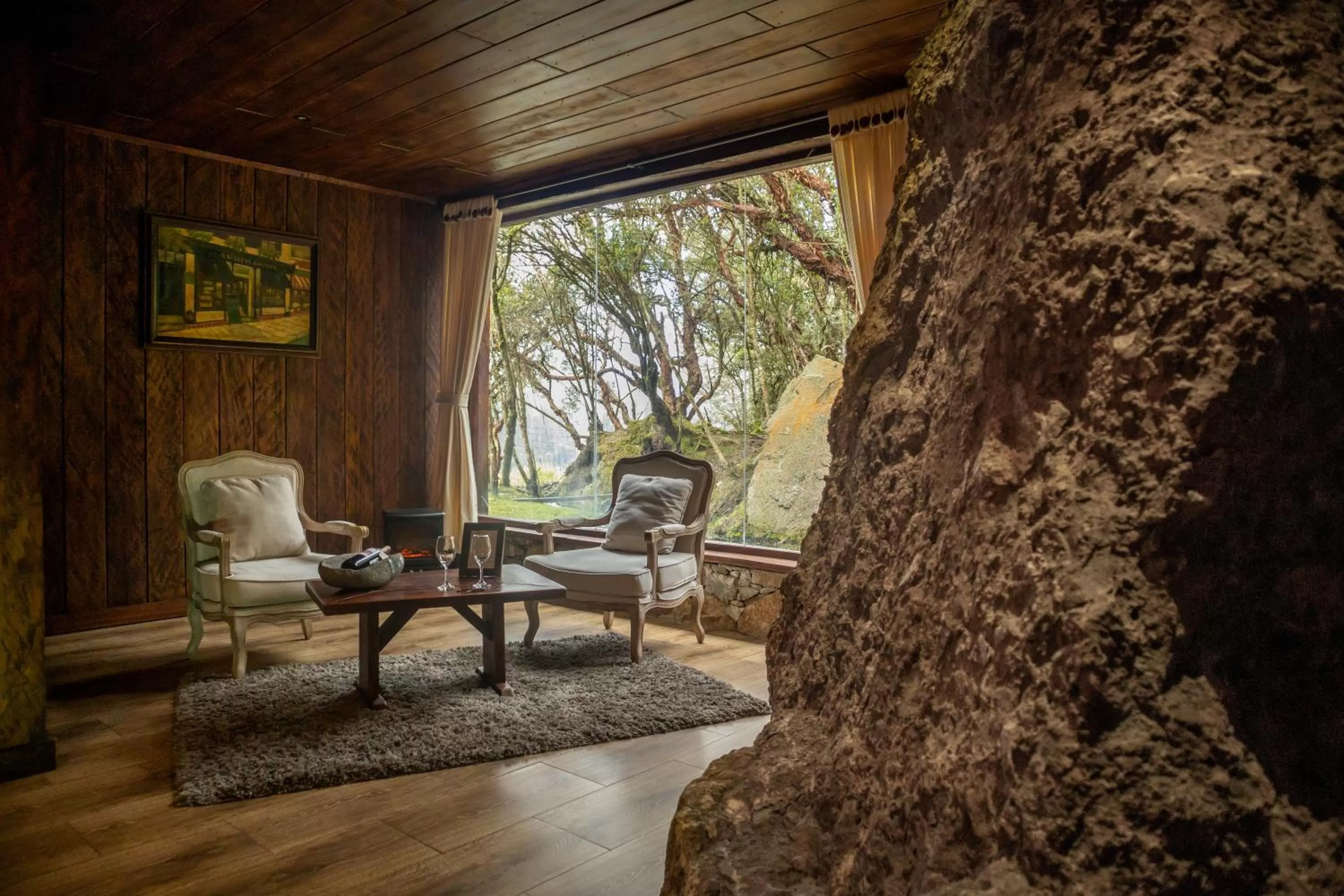 Bed in Hacienda Hostería Dos Chorreras