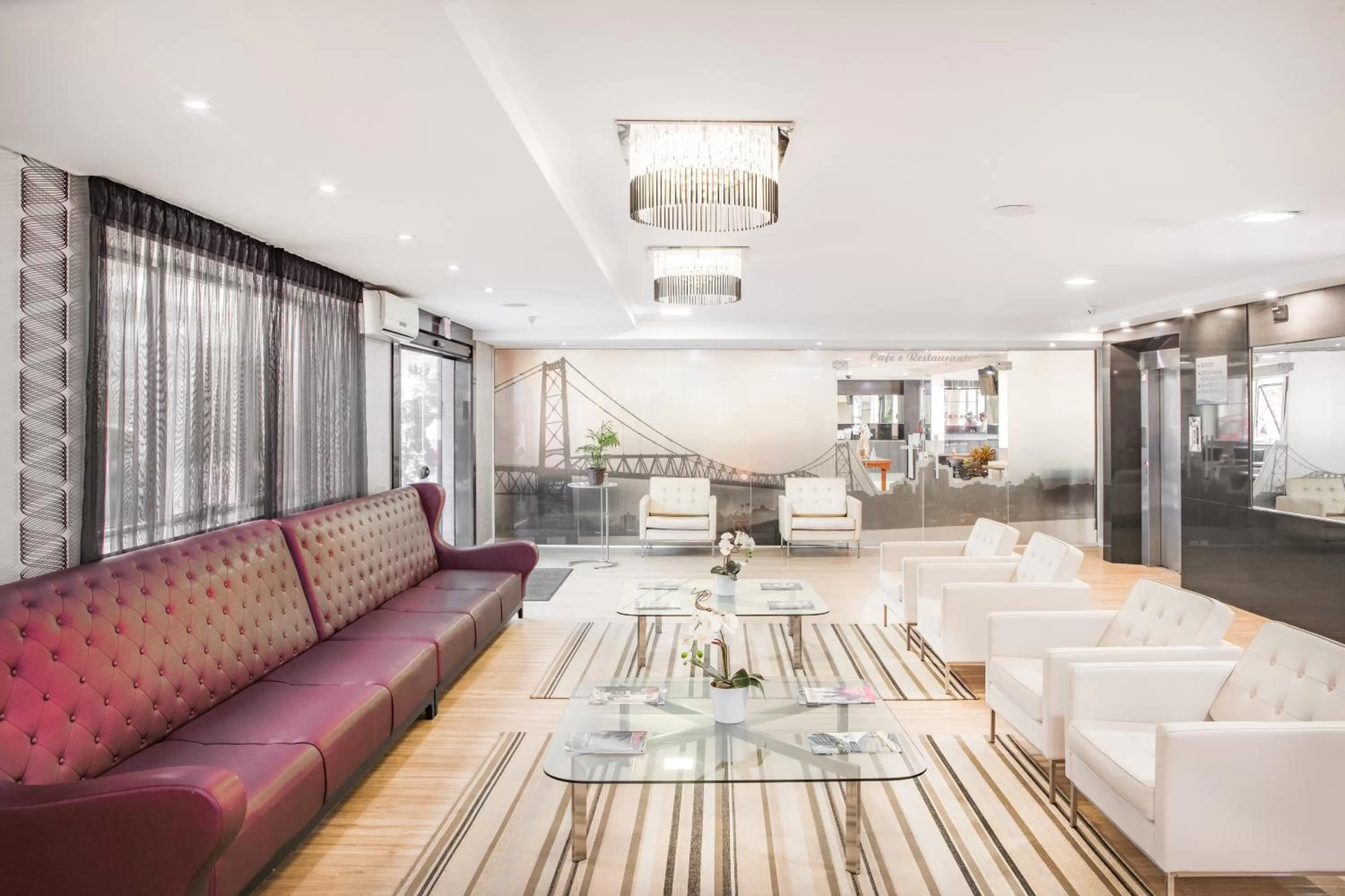Lobby or reception in Iate Hotel Centro Florianópolis