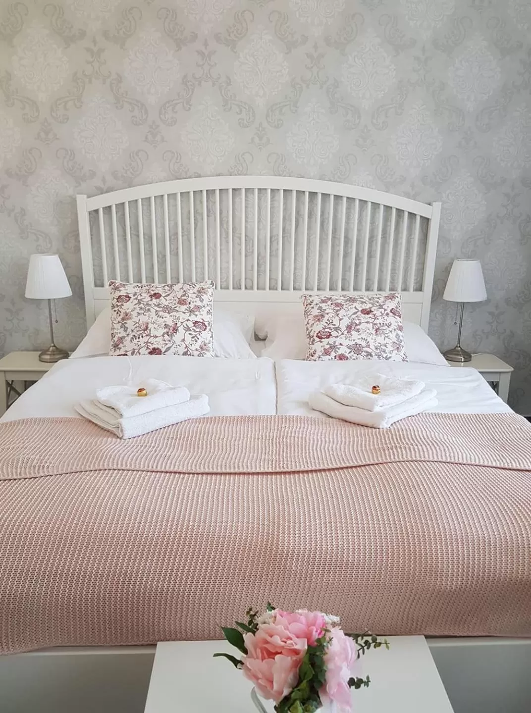 Bed in Hotel Amadeus