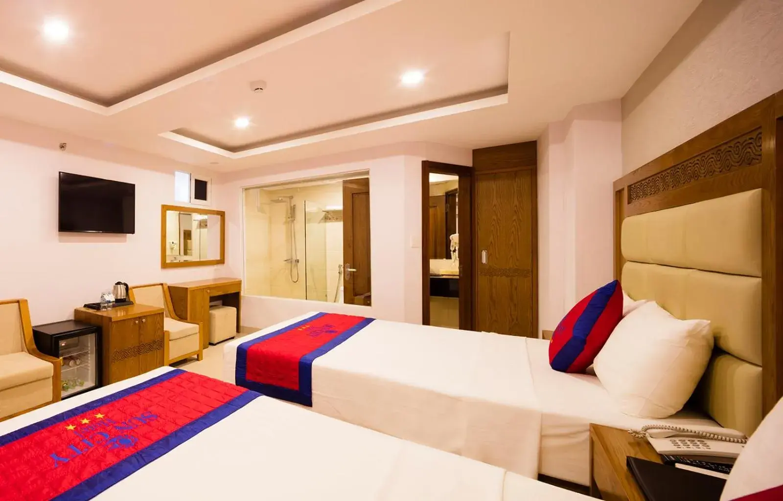 Bed in Sun City Hotel