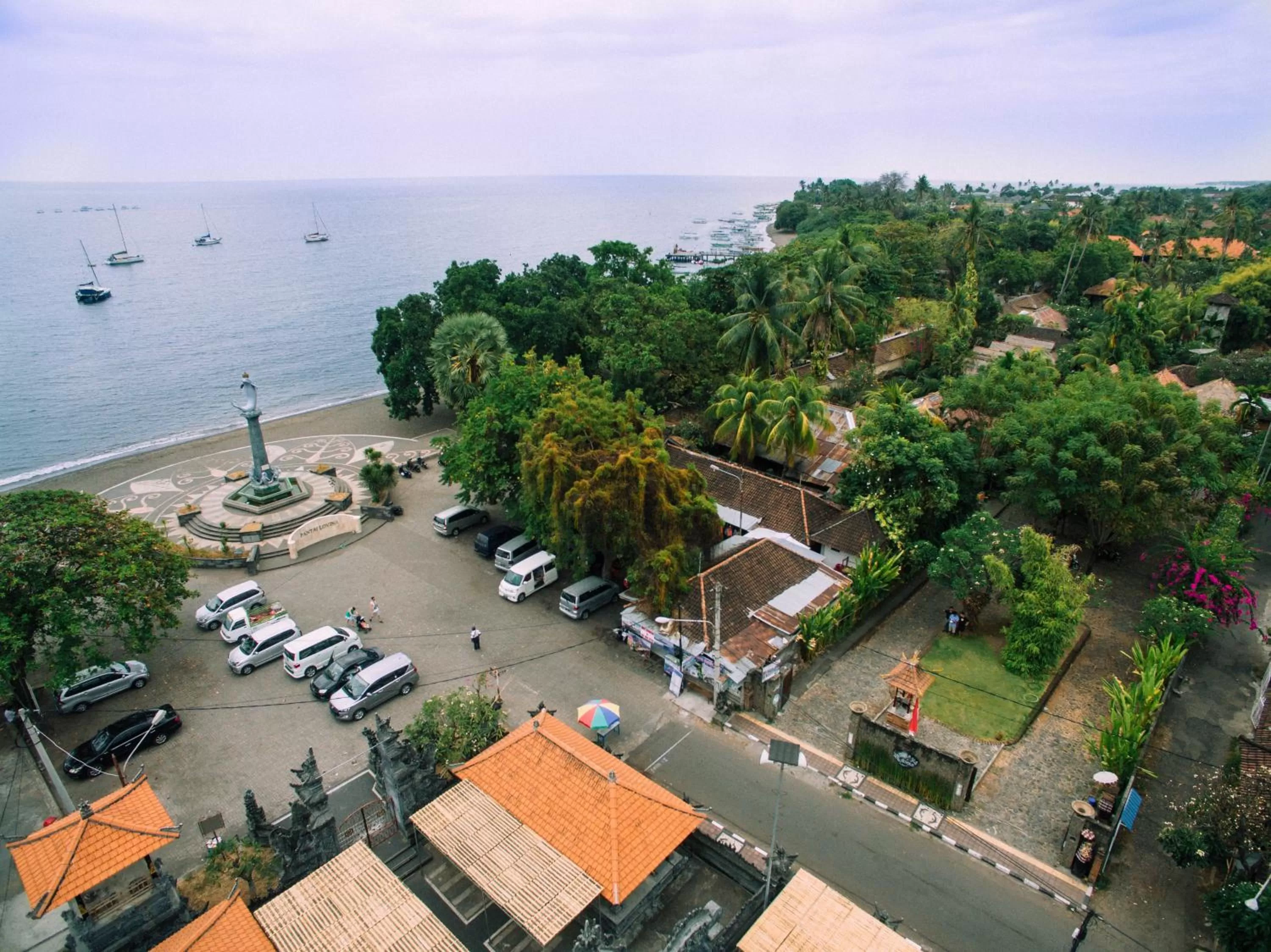 Facade/entrance, Bird's-eye View in Nirwana Sea Side Cottages