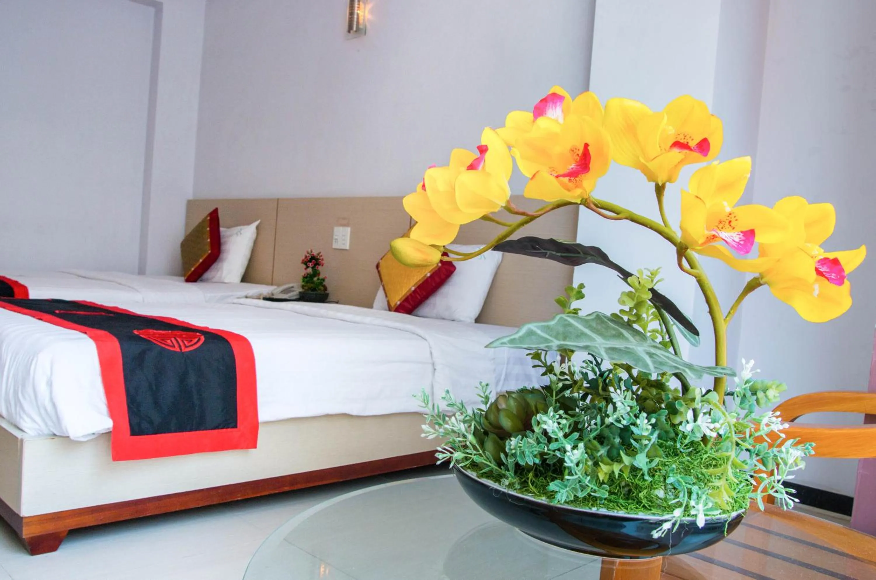 Bed in Le Duong Hotel