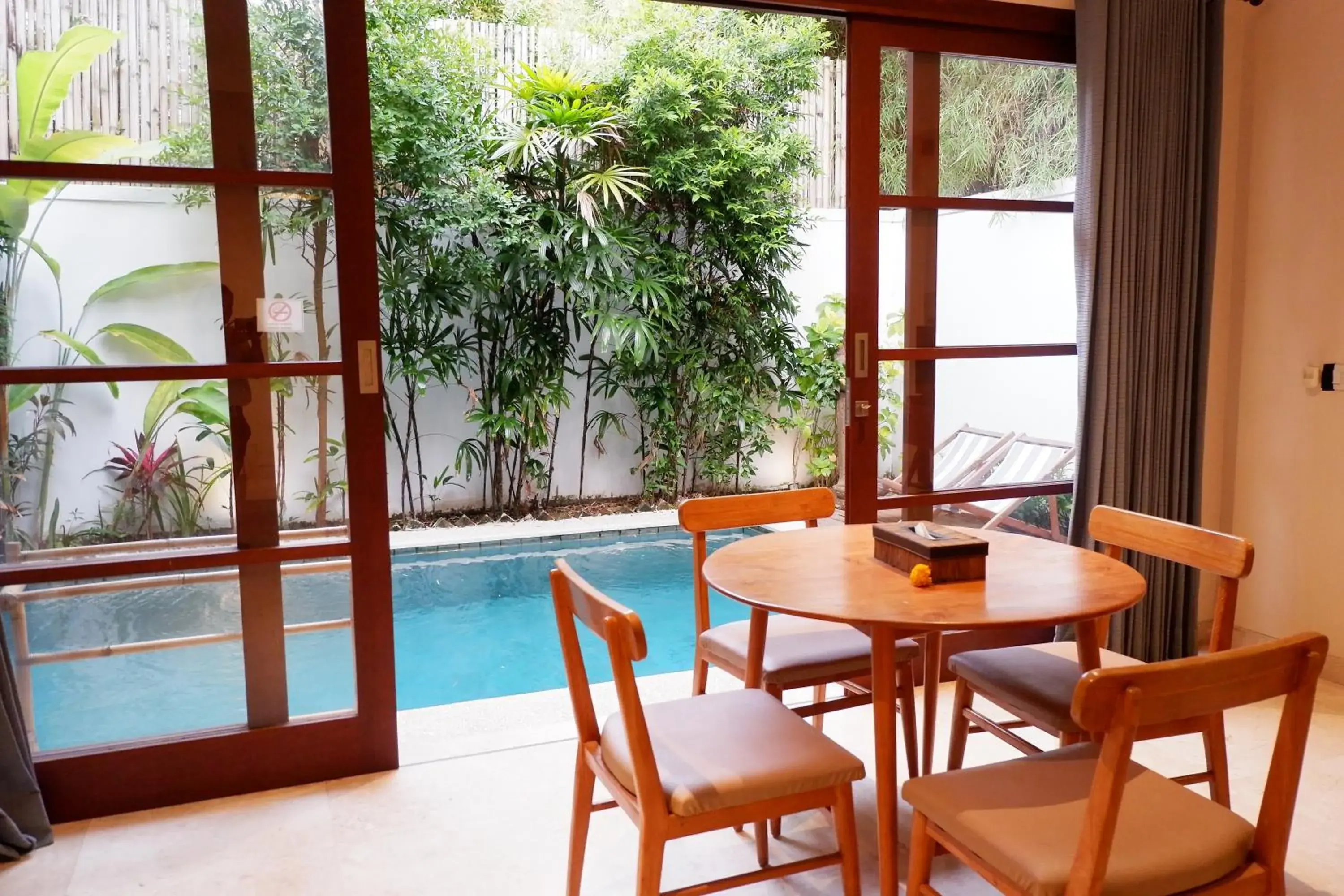 Dining area in Beautiful Bali Villas