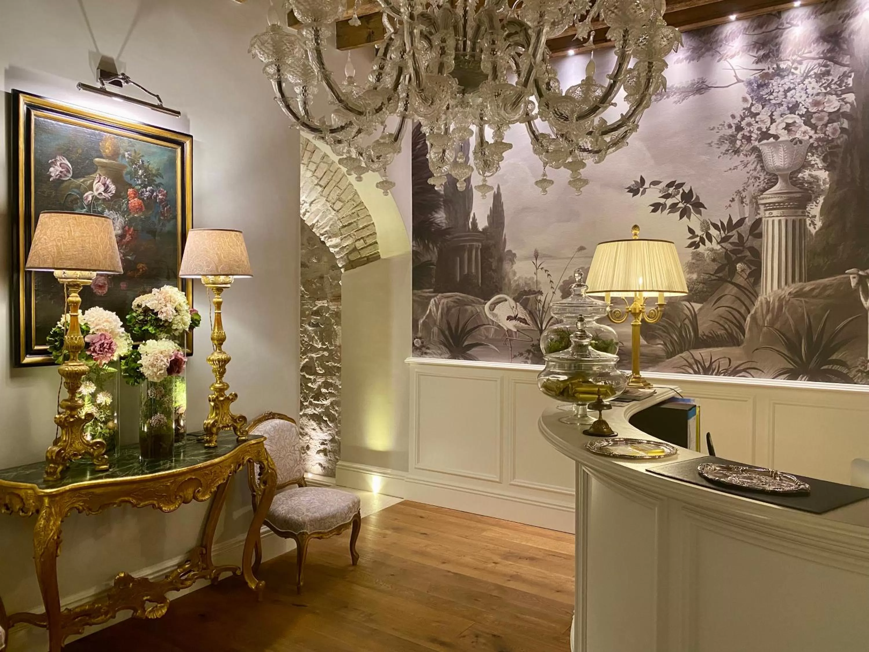 Lobby or reception in Antica Dimora Desenzano