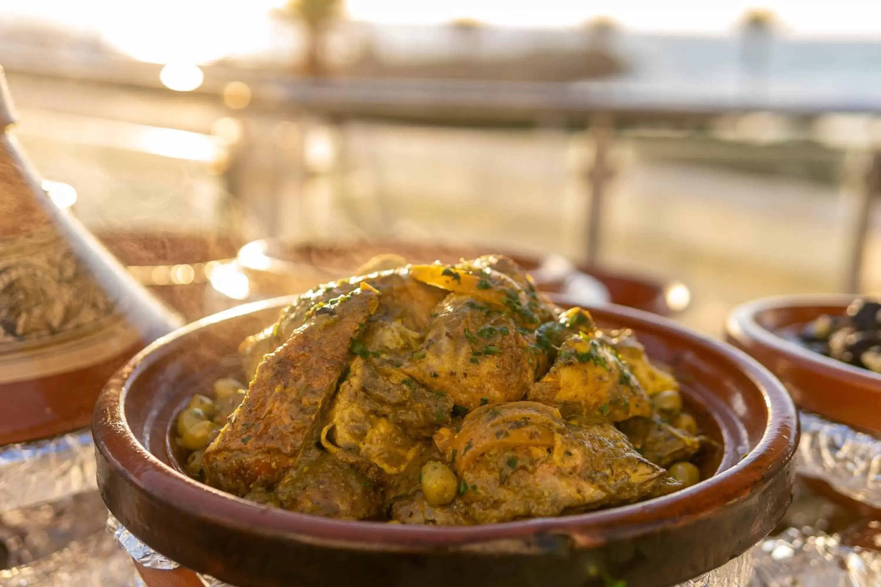 Food in Grand Mogador Sea View & Spa
