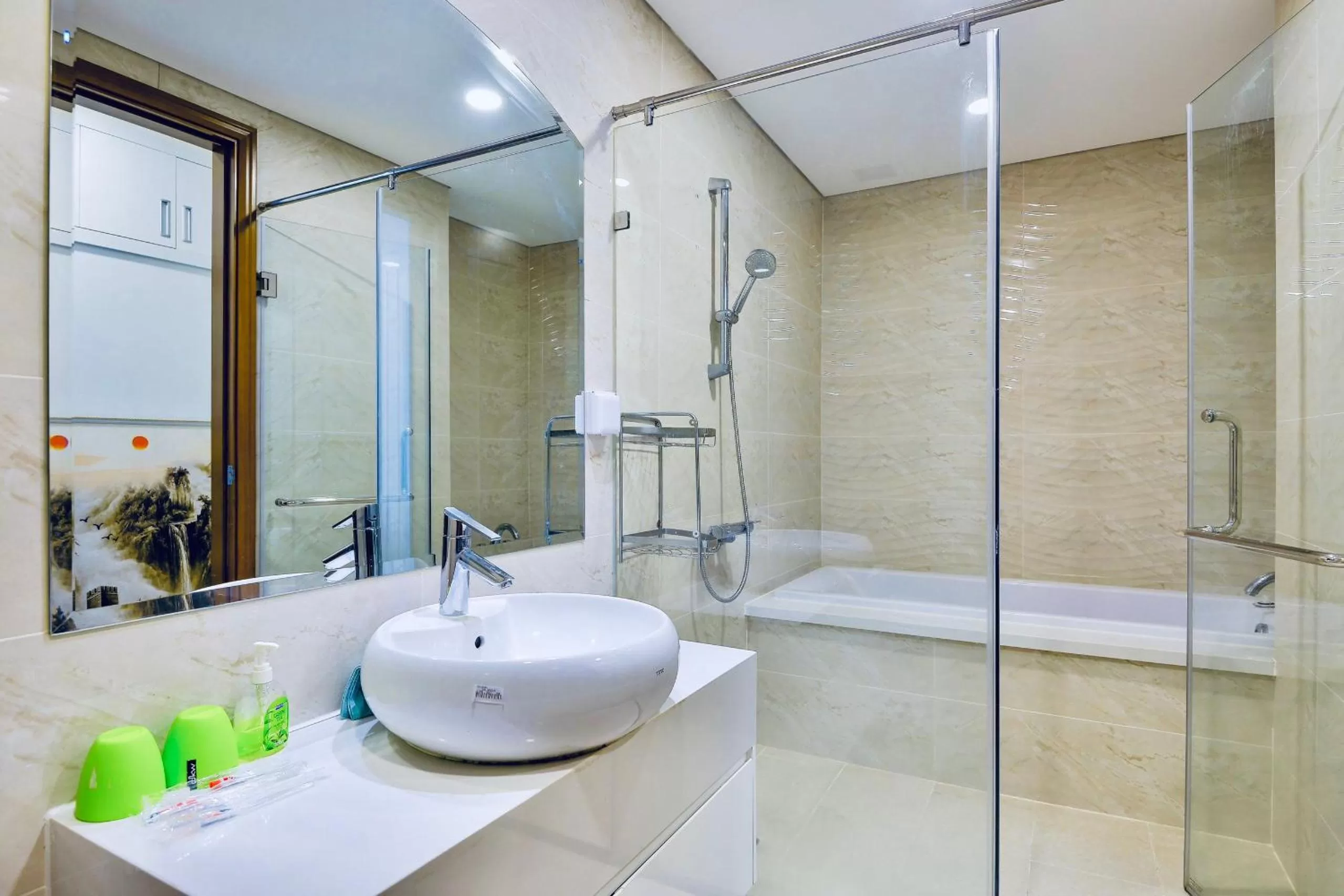 Shower, Bathroom in Vinhomes Central Park-Nice Homes