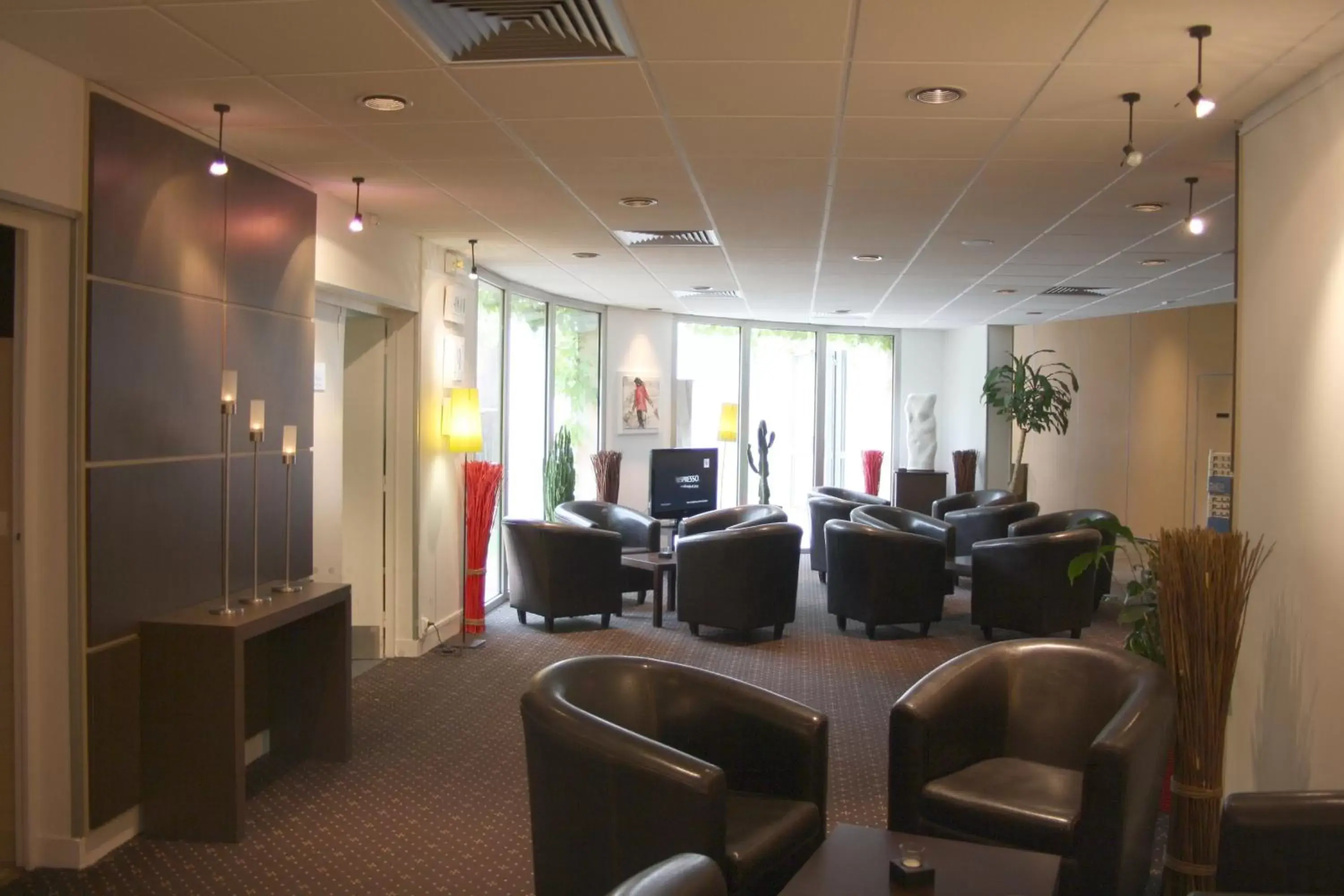 Lobby or reception in La Berteliere, The Originals Relais Lobby or reception in La Berteliere, The Originals Relais