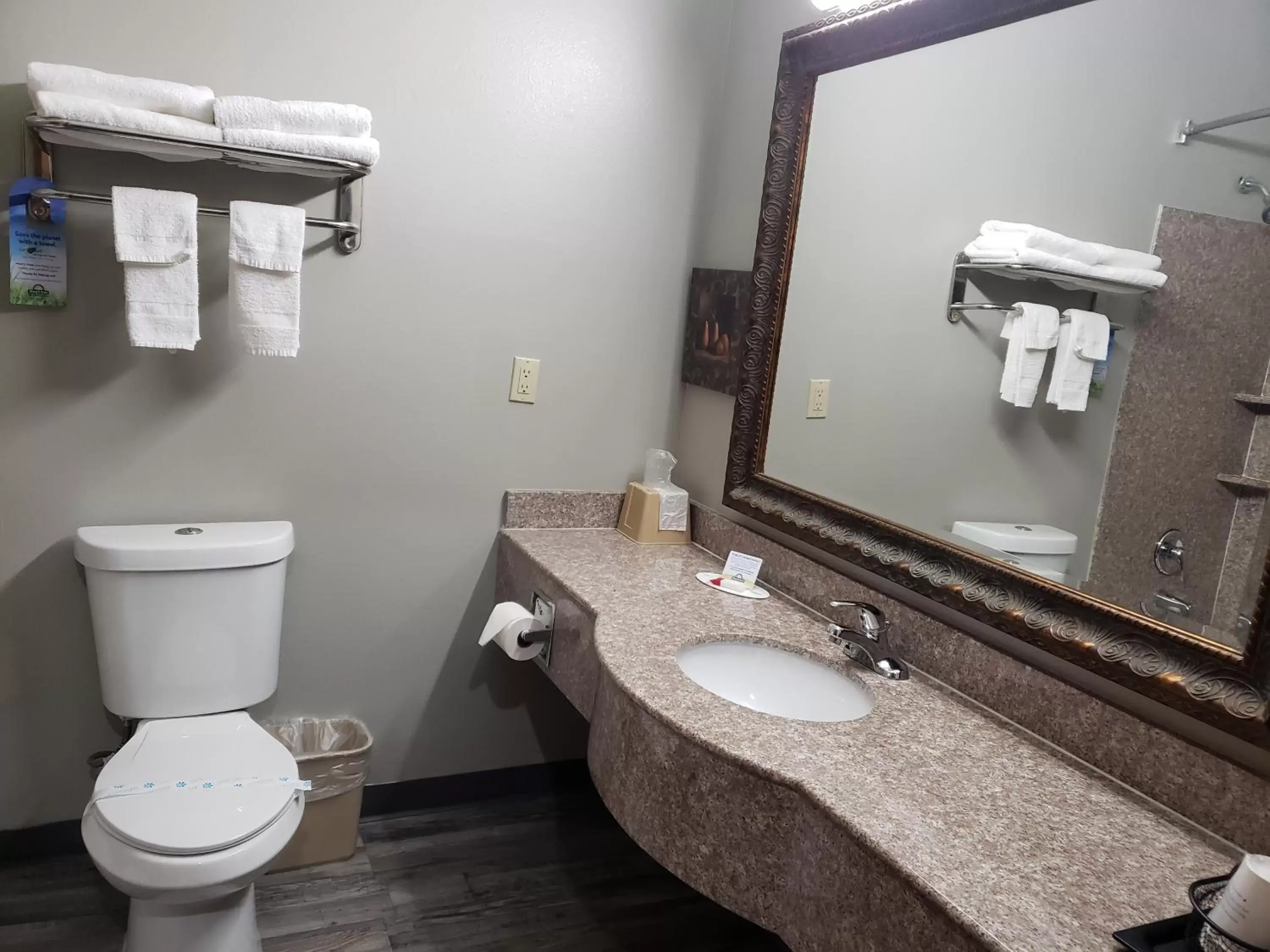 Toilet, Bathroom in Days Inn & Suites by Wyndham Cleburne TX