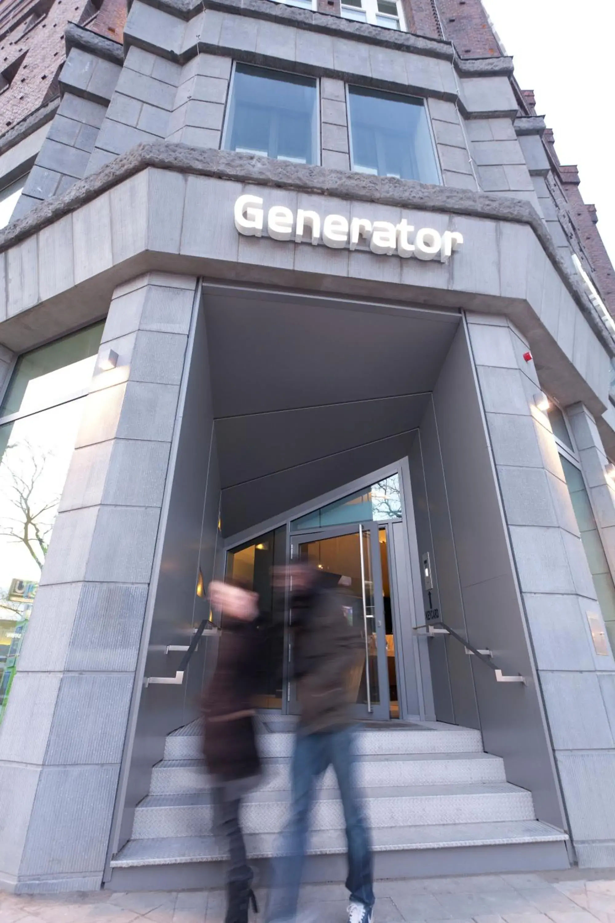 Facade/entrance in Generator Hamburg