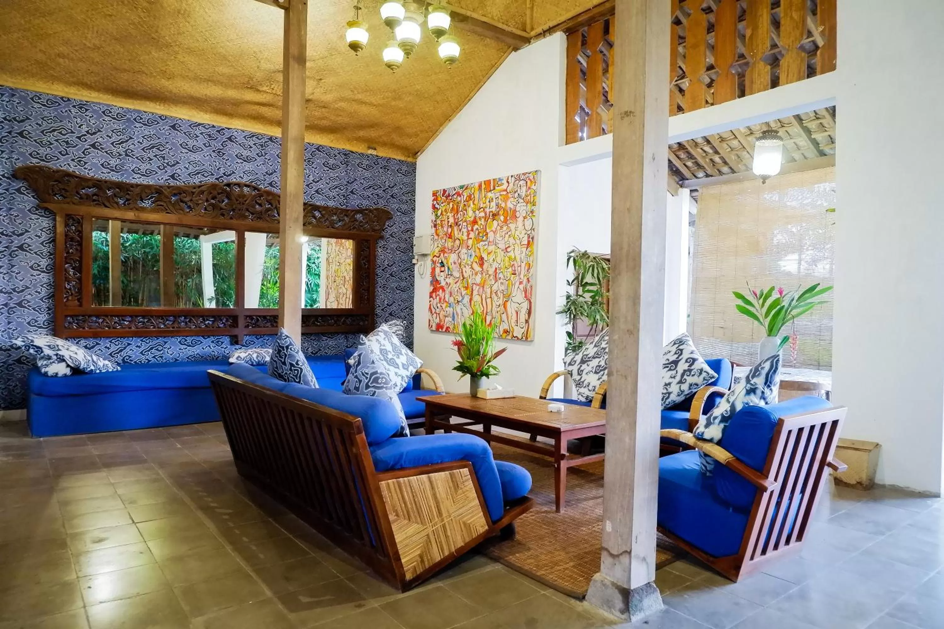 Living room in D'omah Yogya Hotel