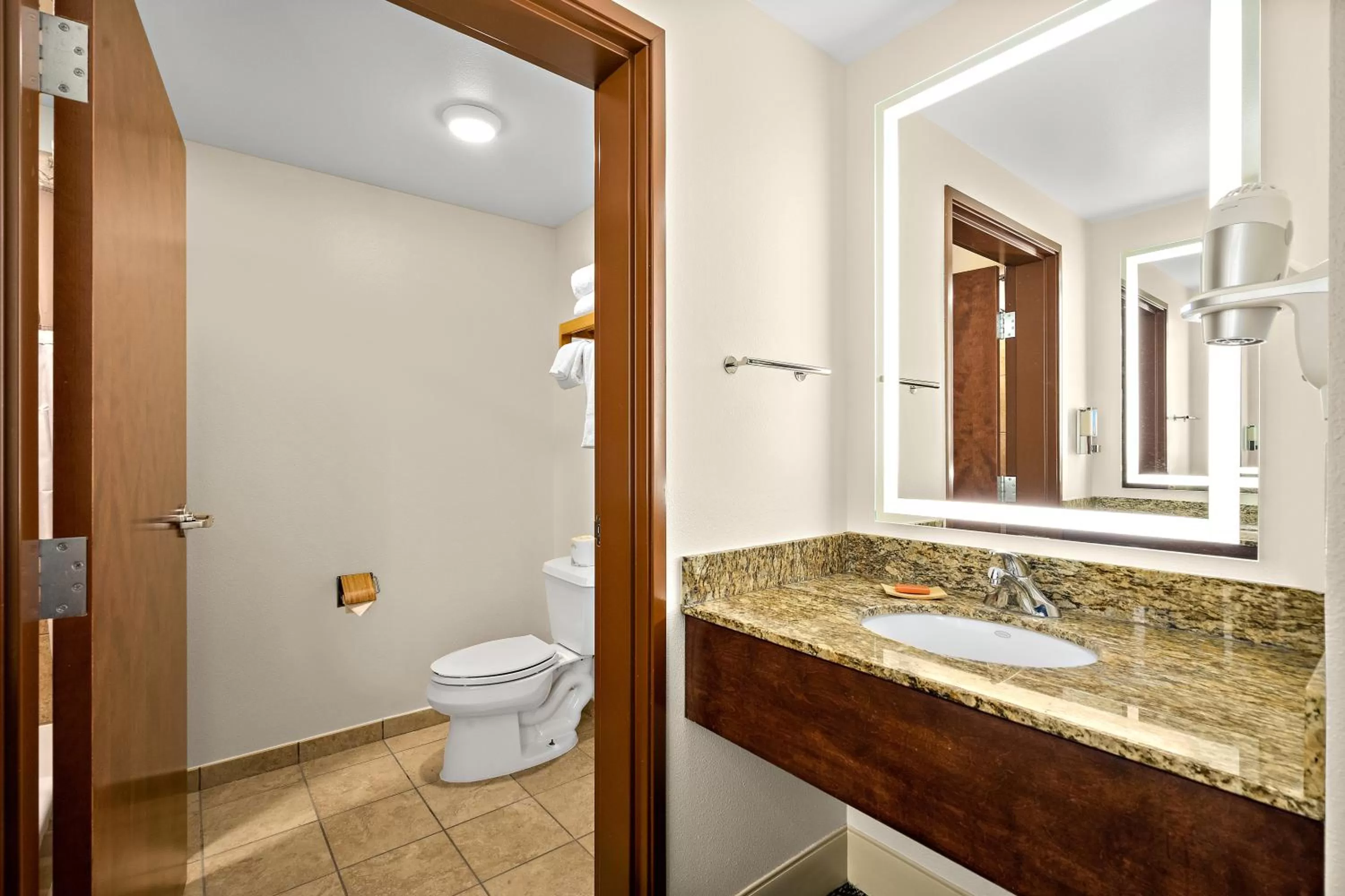 Toilet in Lucky Eagle Casino & Hotel (Washington)