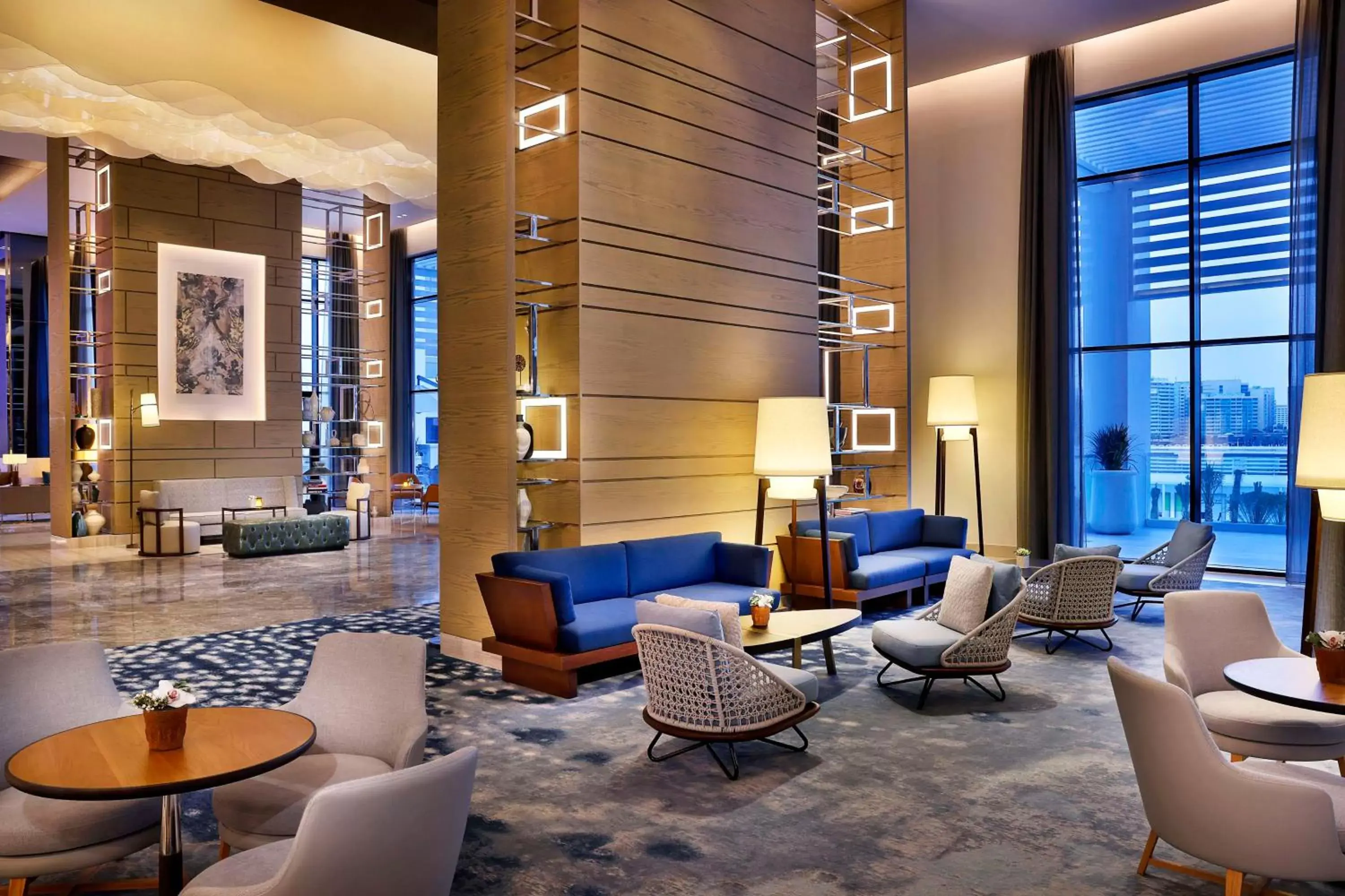 Lobby or reception in Hilton Abu Dhabi Yas Island