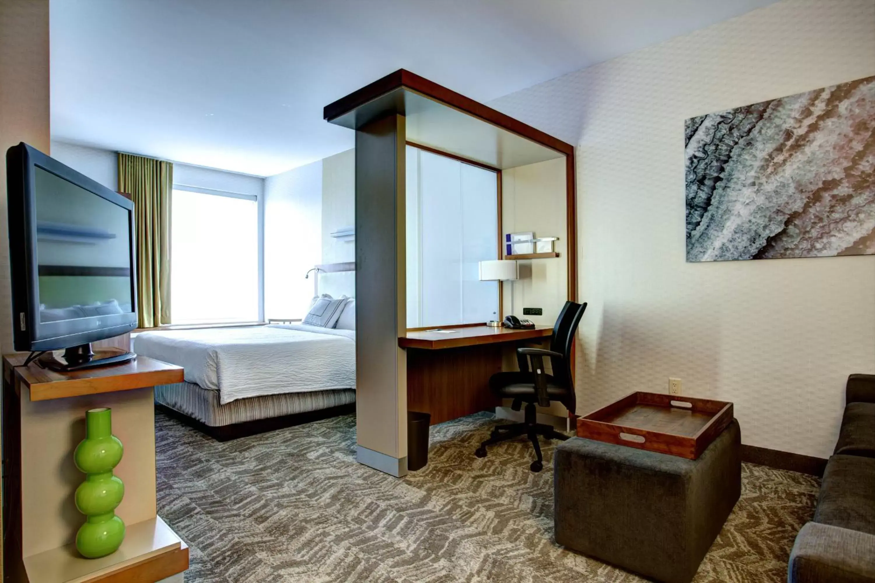 Bedroom, Bed in SpringHill Suites Harrisburg Hershey