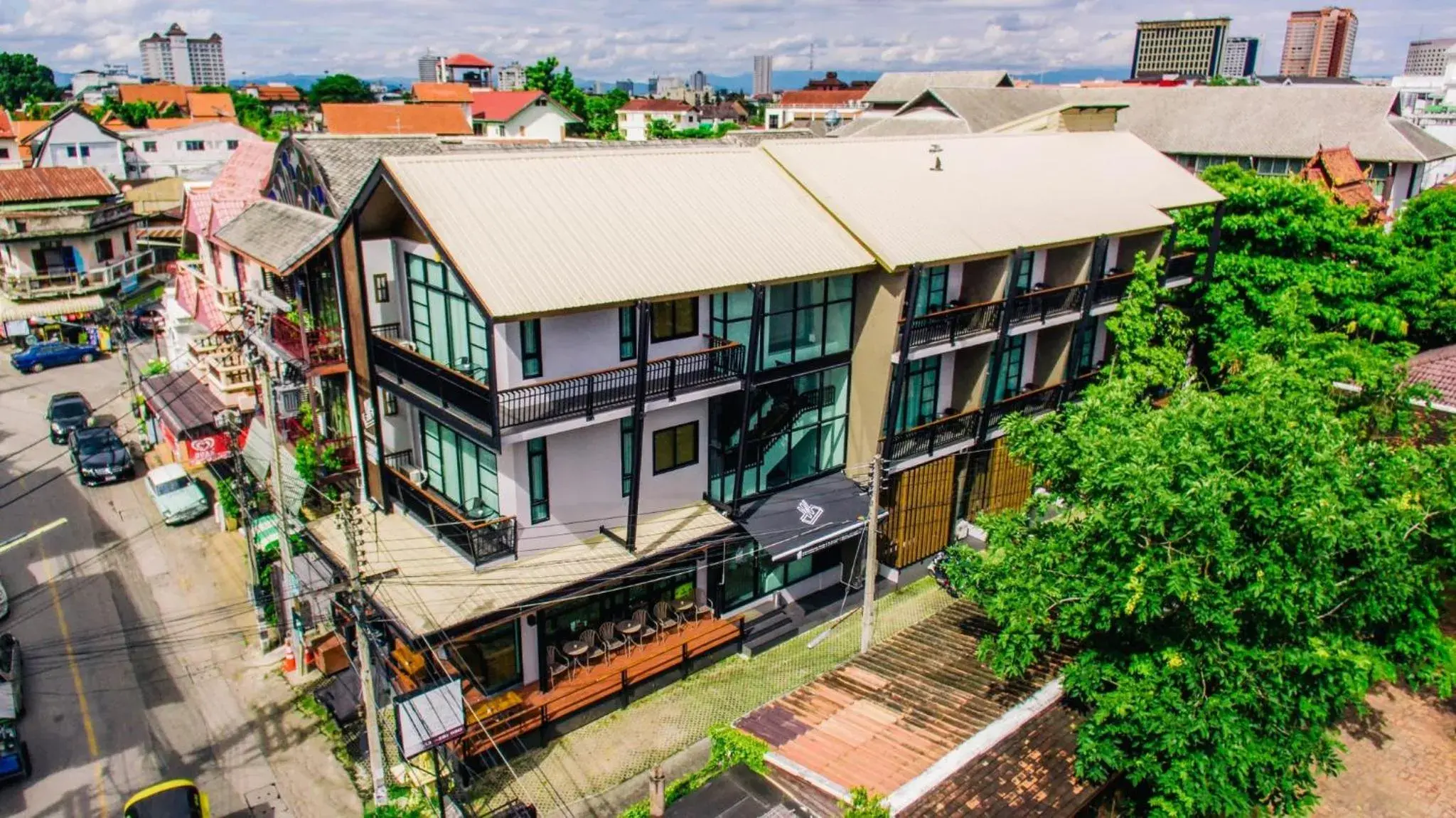 Bird's eye view in Wealth Boutique Hotel Chiang Mai