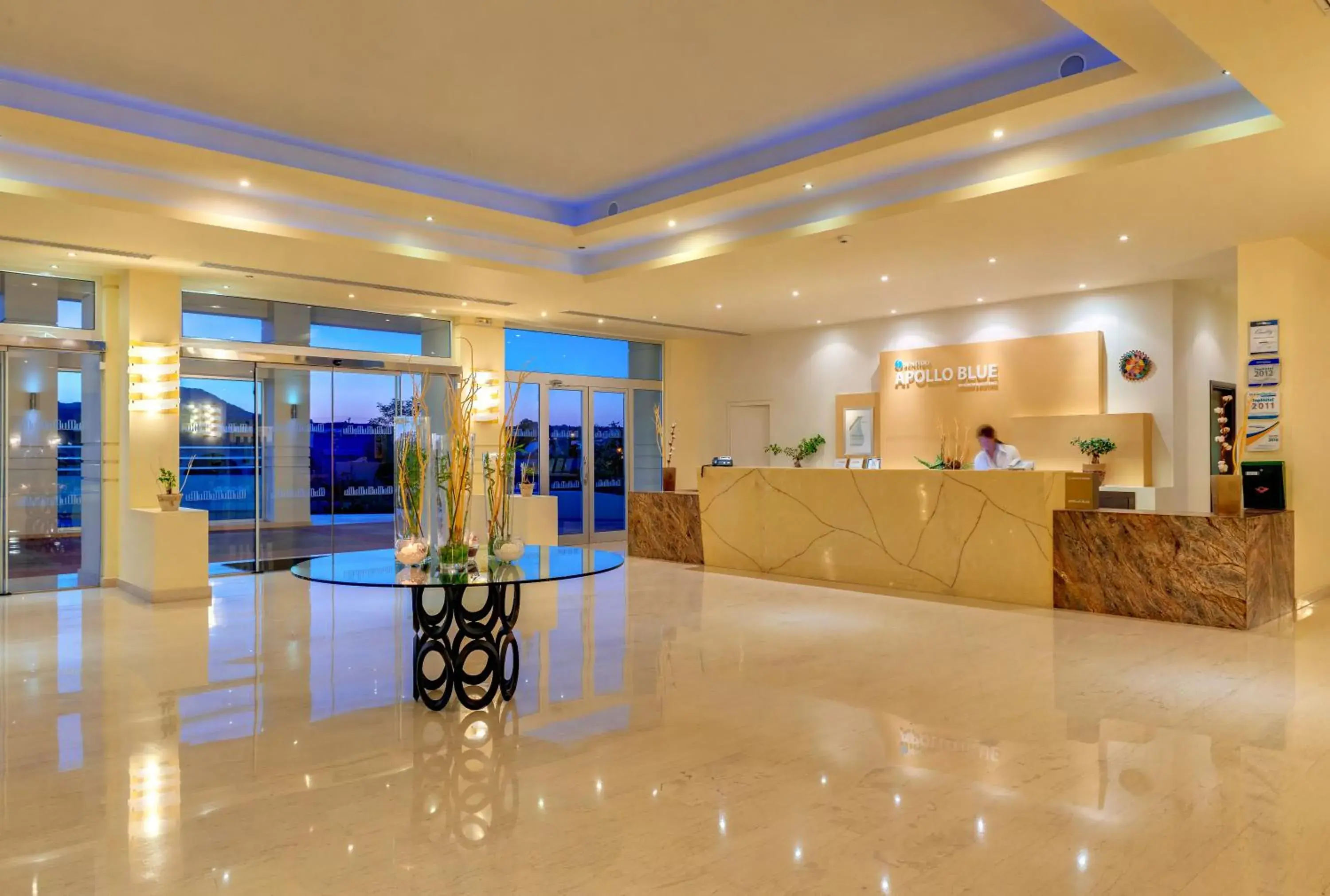 Lobby or reception in Apollo Blue