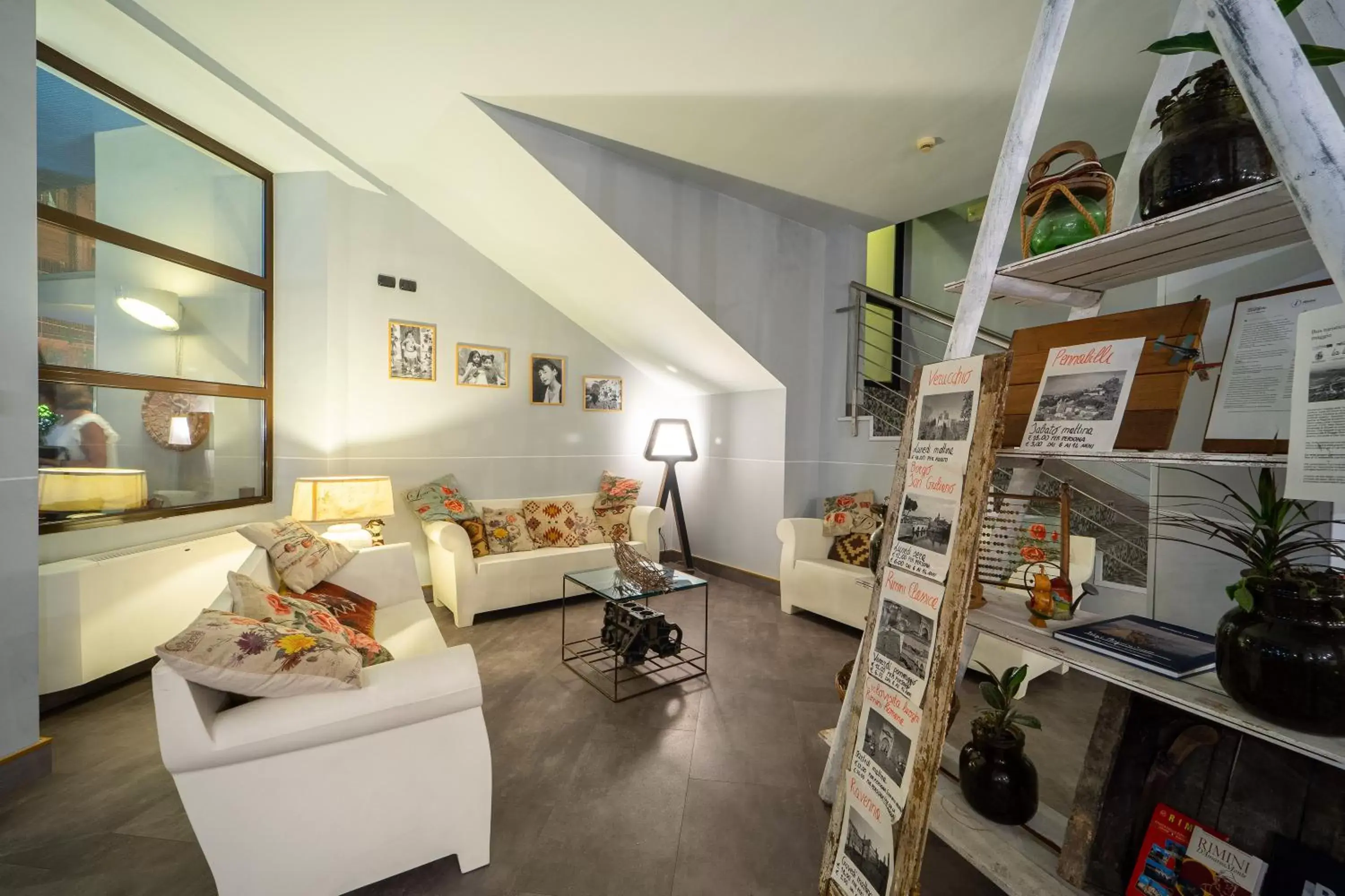 Living room, Seating Area in Hotel Corallo Rimini