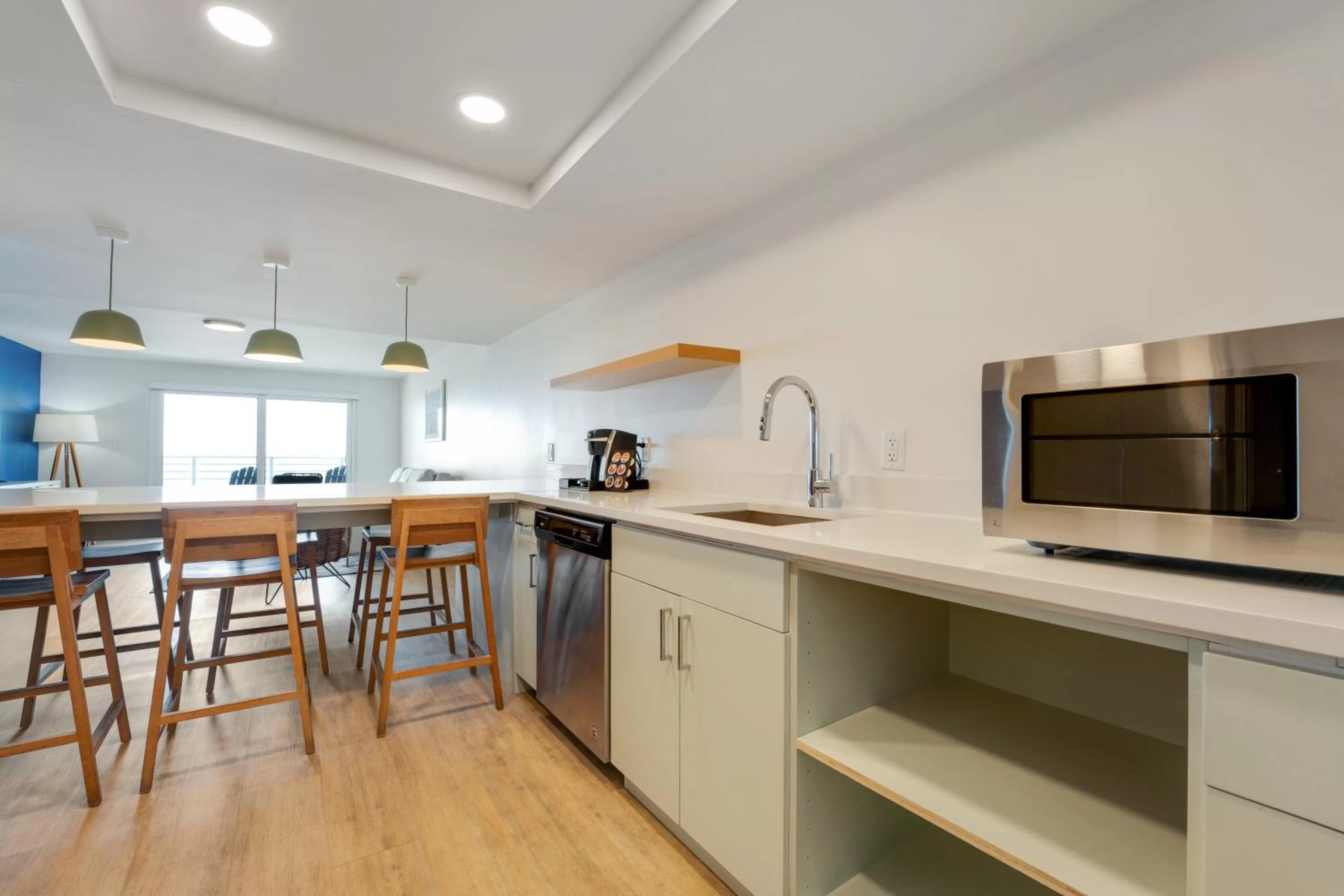 Kitchen or kitchenette in Hadley Resort and Marina