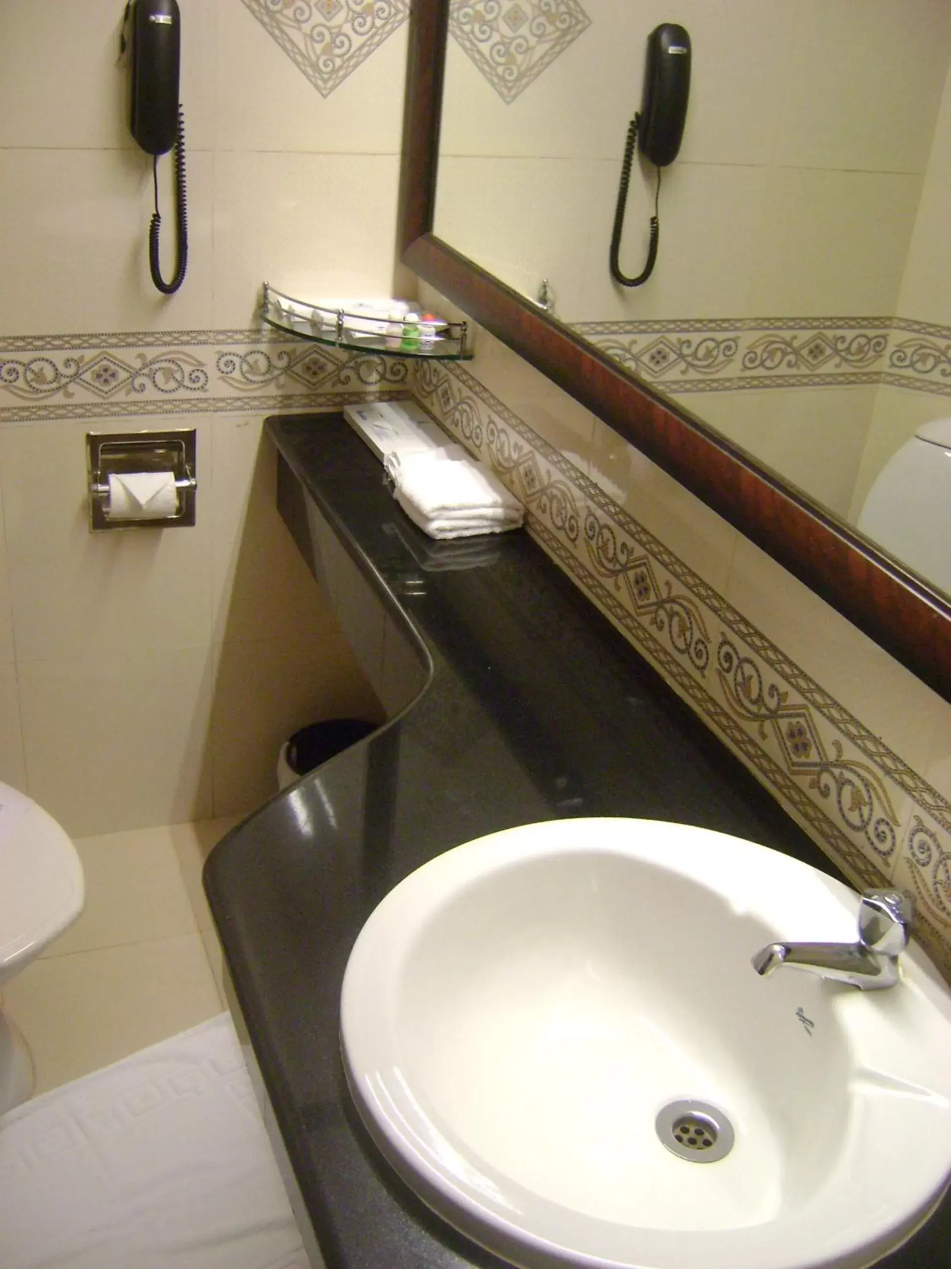 Bathroom in Malabar Palace