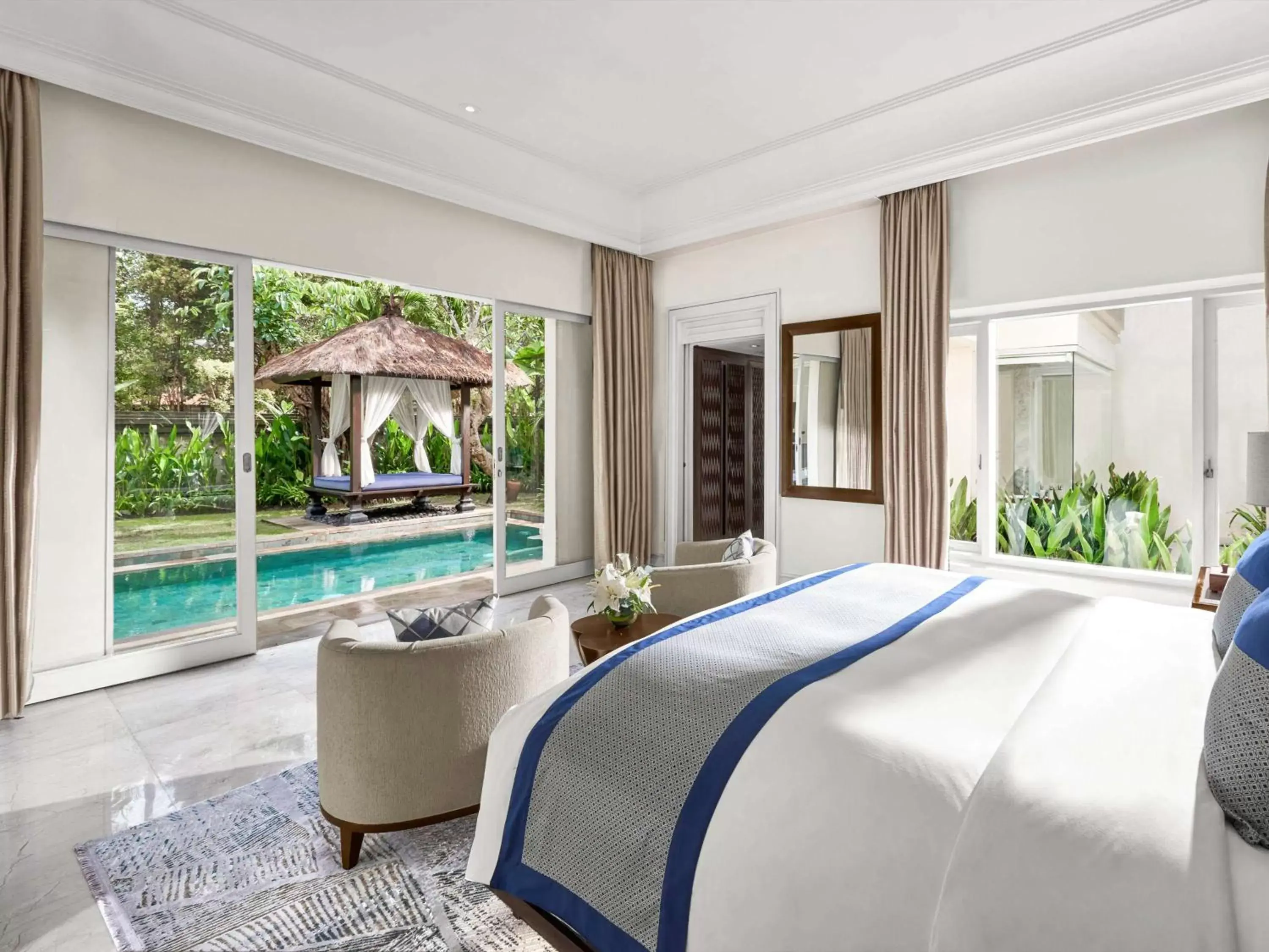 Bedroom, Swimming Pool in Sofitel Bali Nusa Dua Beach Resort