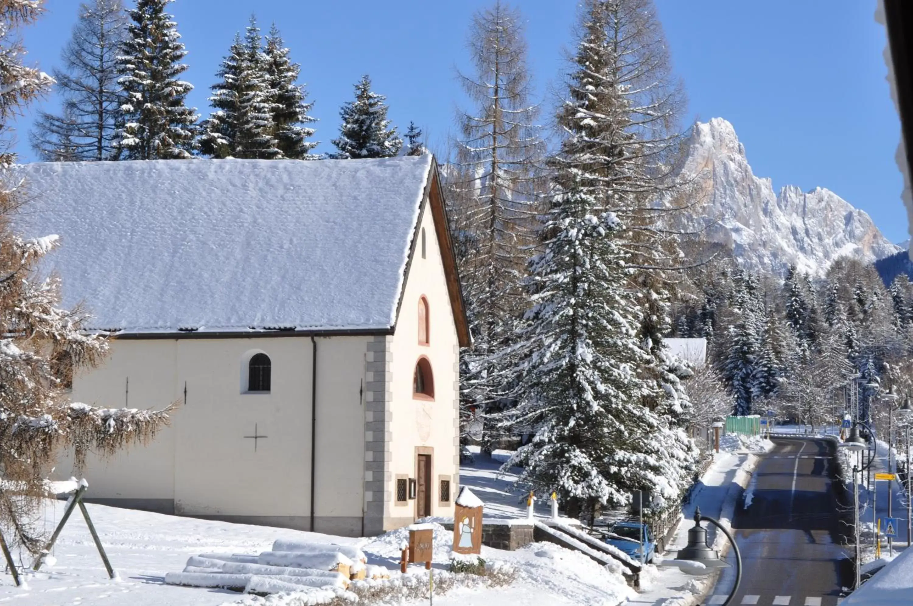 On site, Winter in Albergo Antico