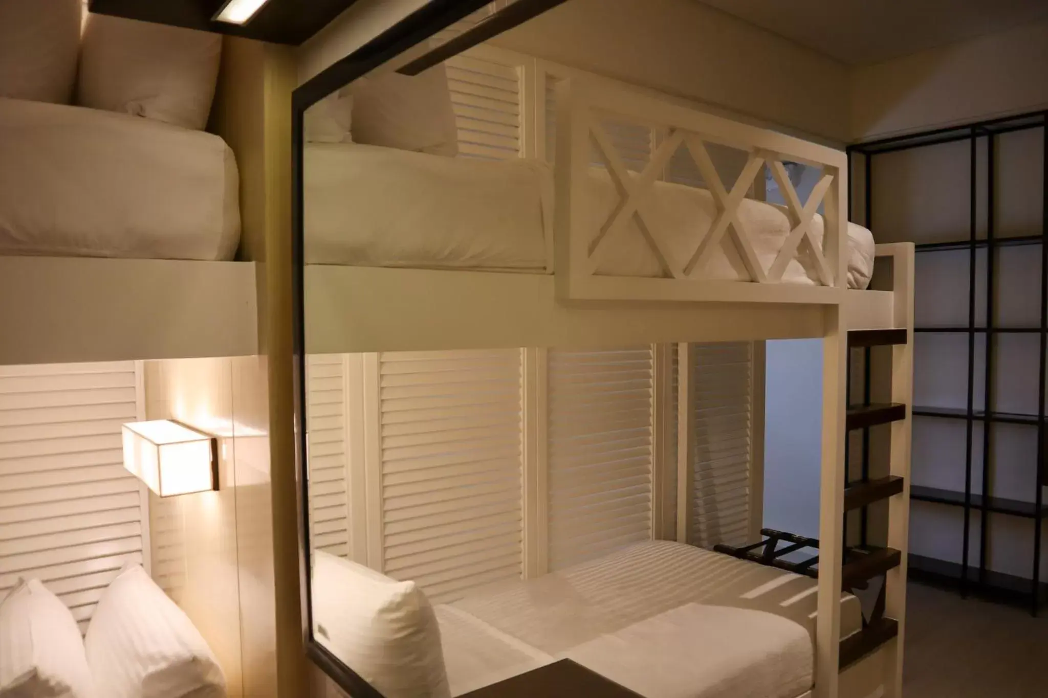 Bed, Bunk Bed in Mella Hotel