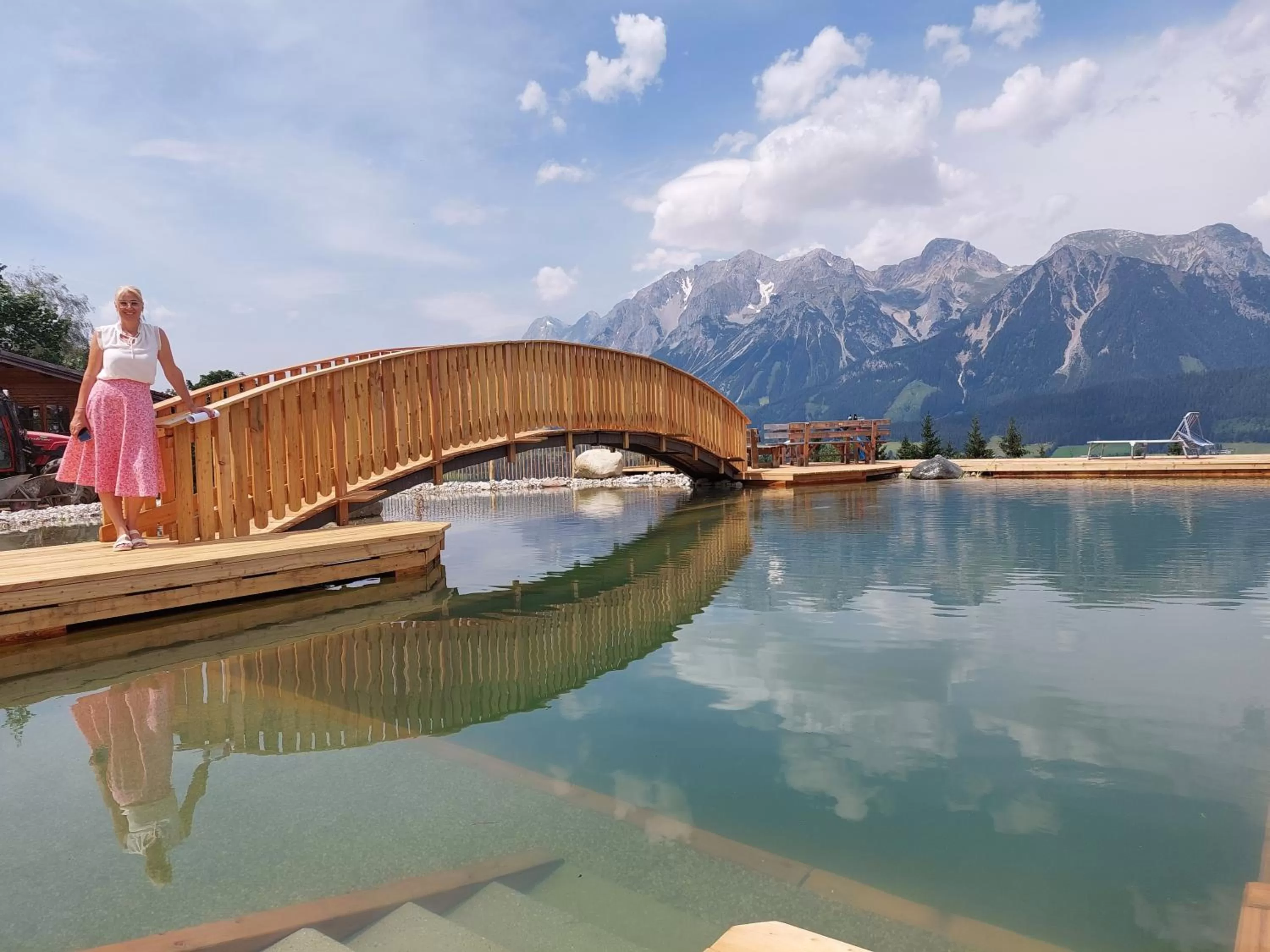 Swimming pool in Hotel Schröckerhof