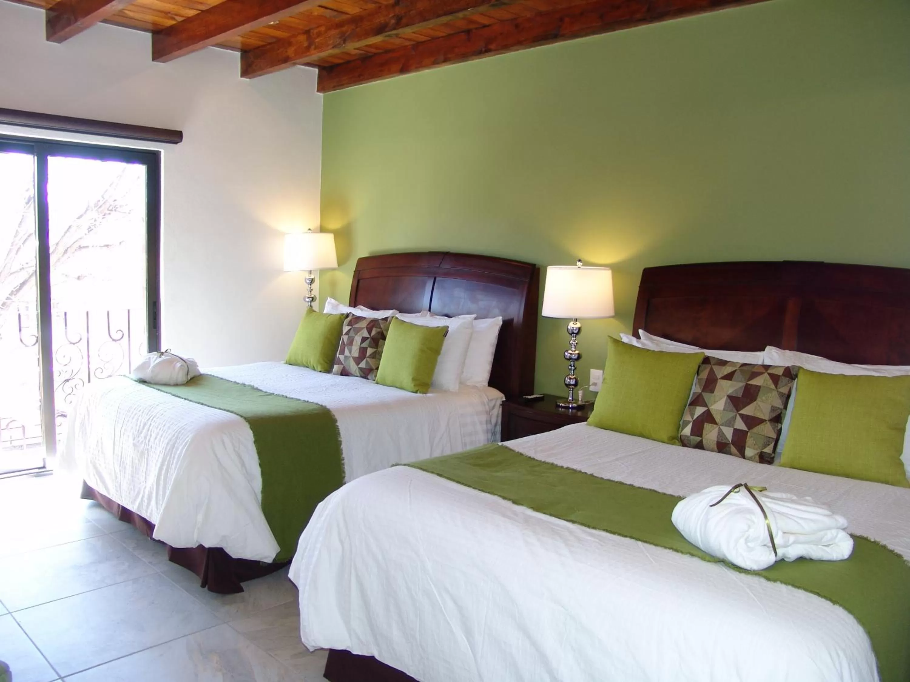 Bed in Hotel Casa Don Quijote