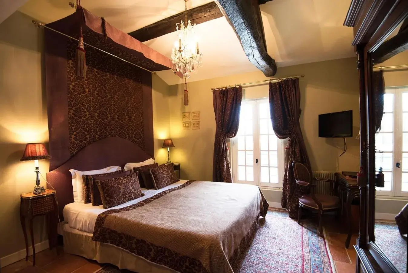 Bed in Chateau De Lantic