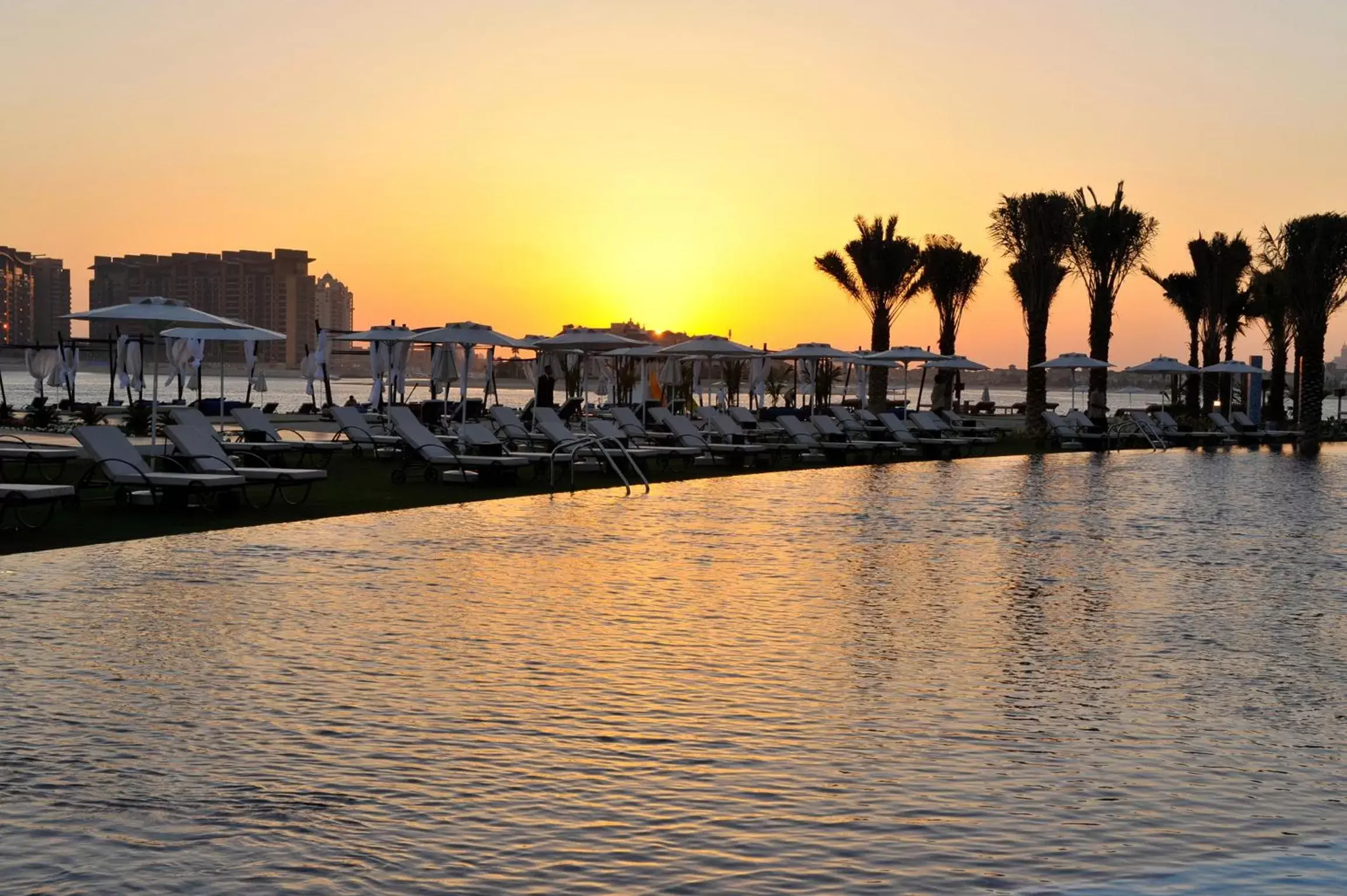 Beach, Sunrise/Sunset in Rixos The Palm Hotel & Suites - Ultra All Inclusive
