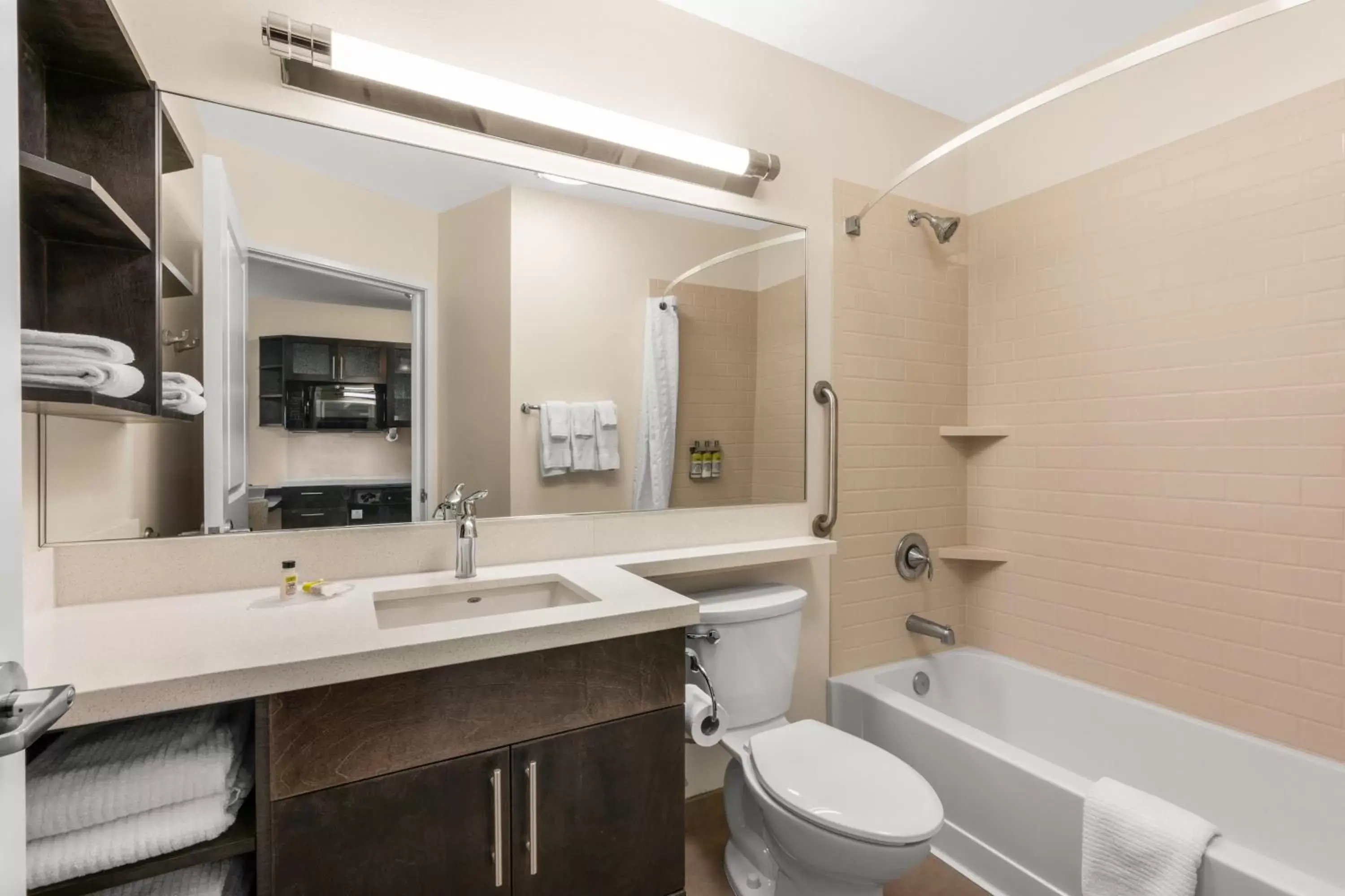 Bathroom in Candlewood Suites - Fairbanks, an IHG Hotel