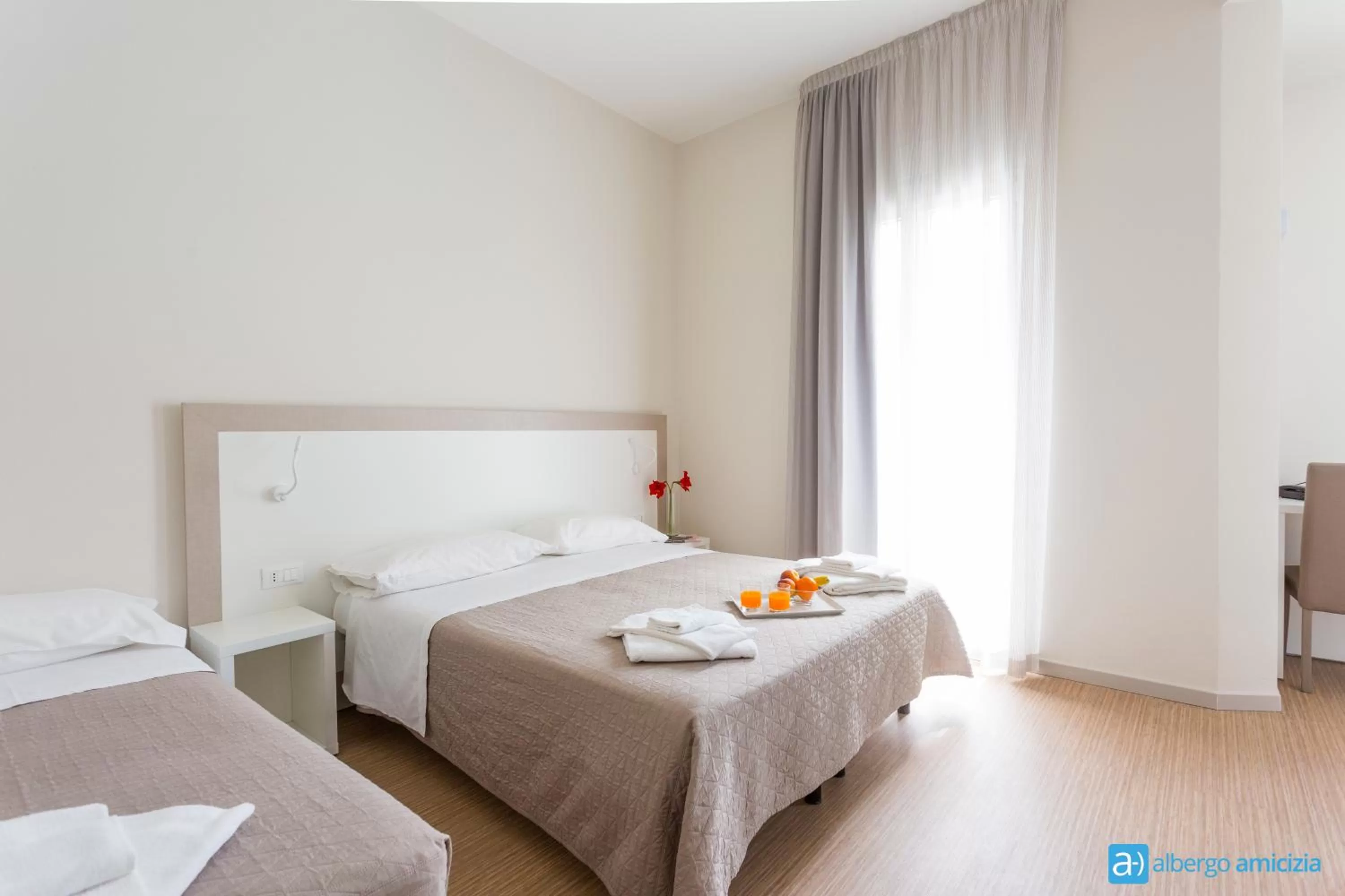 Photo of the whole room, Bed in Hotel Amicizia